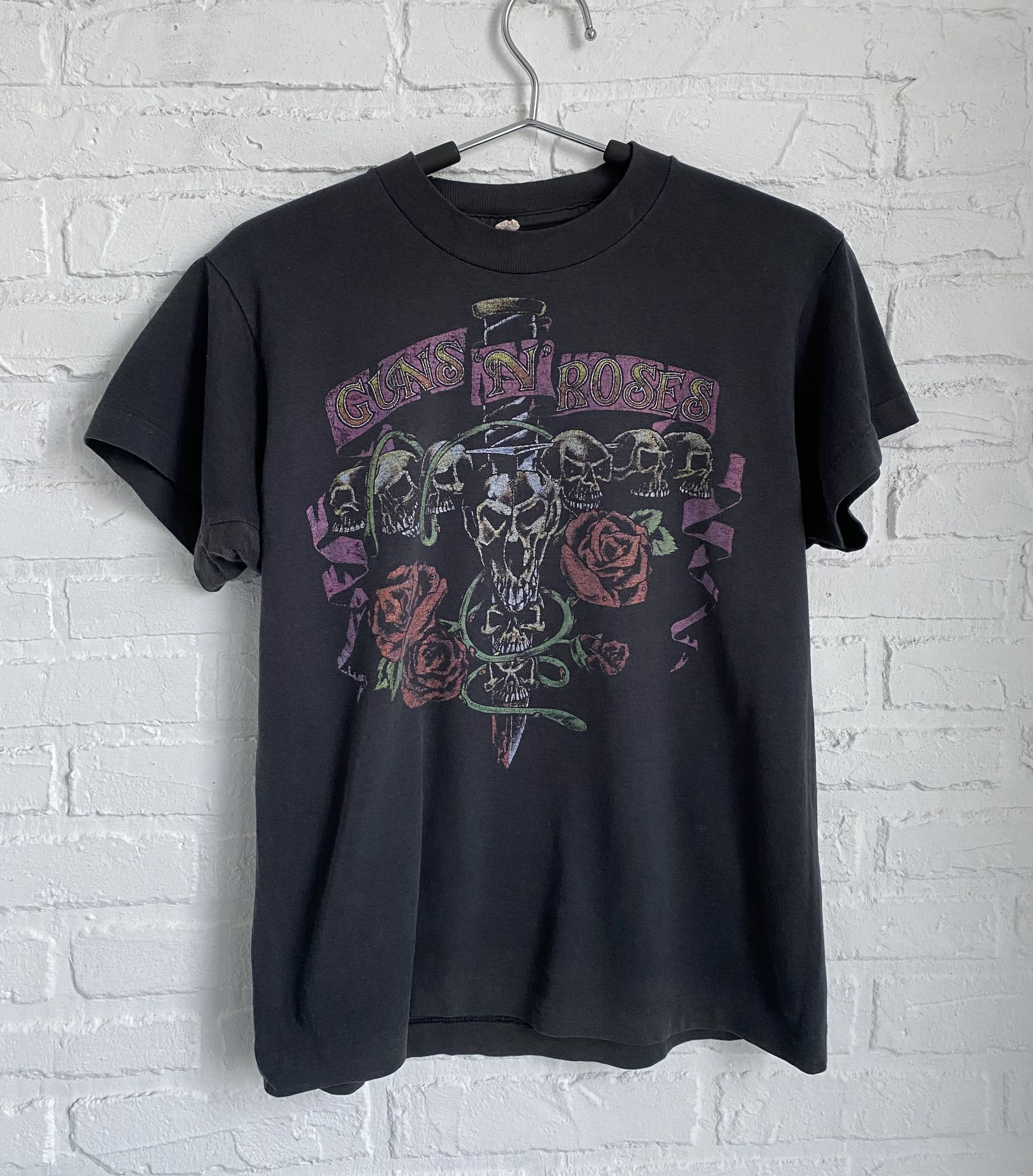 Band Tees × Vintage Vintage 80s Guns N' Roses appetite for destruction t-shirt Size US S / EU 44-46 / 1 - 1 Thumbnail