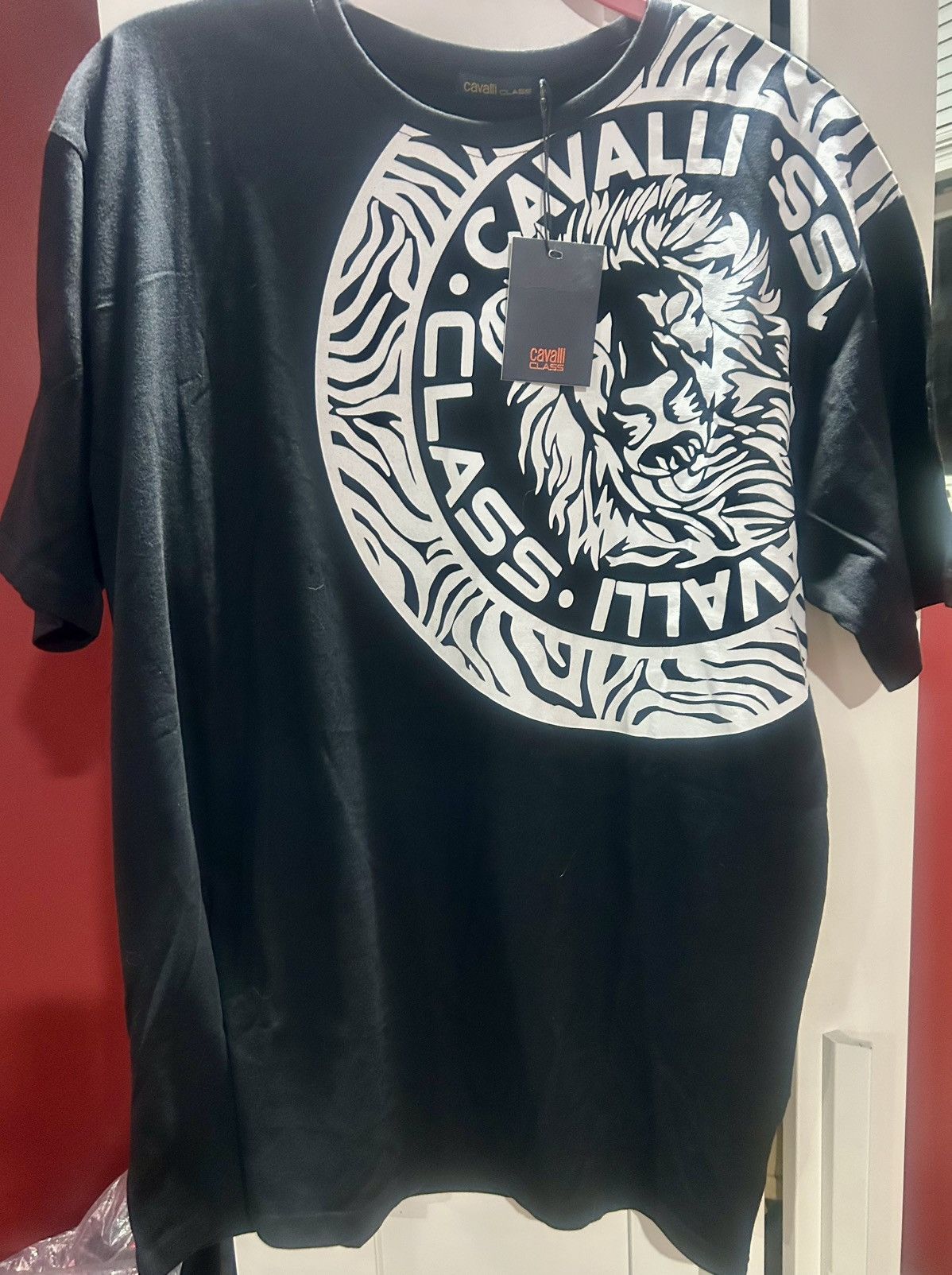 Cavalli Class Cavalli Class Lion Logo Graphic T-Shirt size XL Size US XL / EU 56 / 4 - 16 Thumbnail
