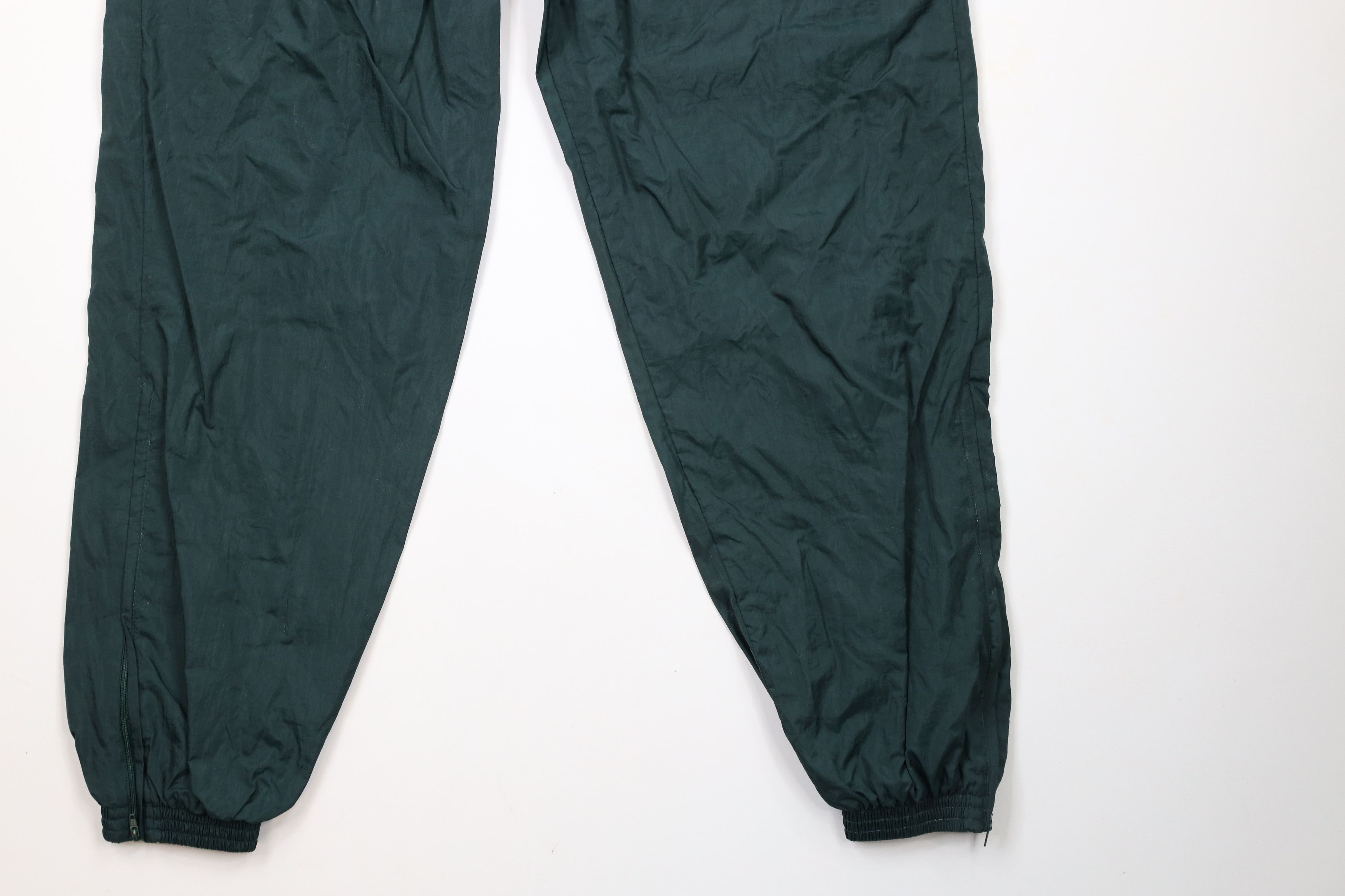 Vintage Vintage 90s Streetwear Nylon Joggers Jogger Pants Green Size US 36 / EU 52 - 4 Thumbnail