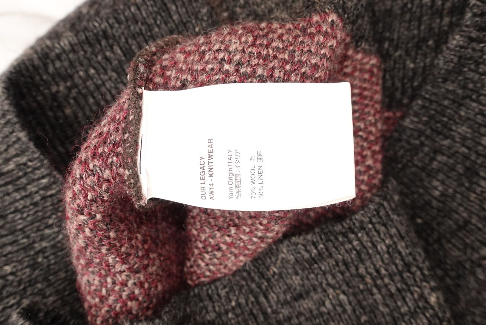 Our Legacy New AW14 Our Legacy Jacquard Knit Roses Wool Sweater Size US L / EU 52-54 / 3 - 5 Thumbnail