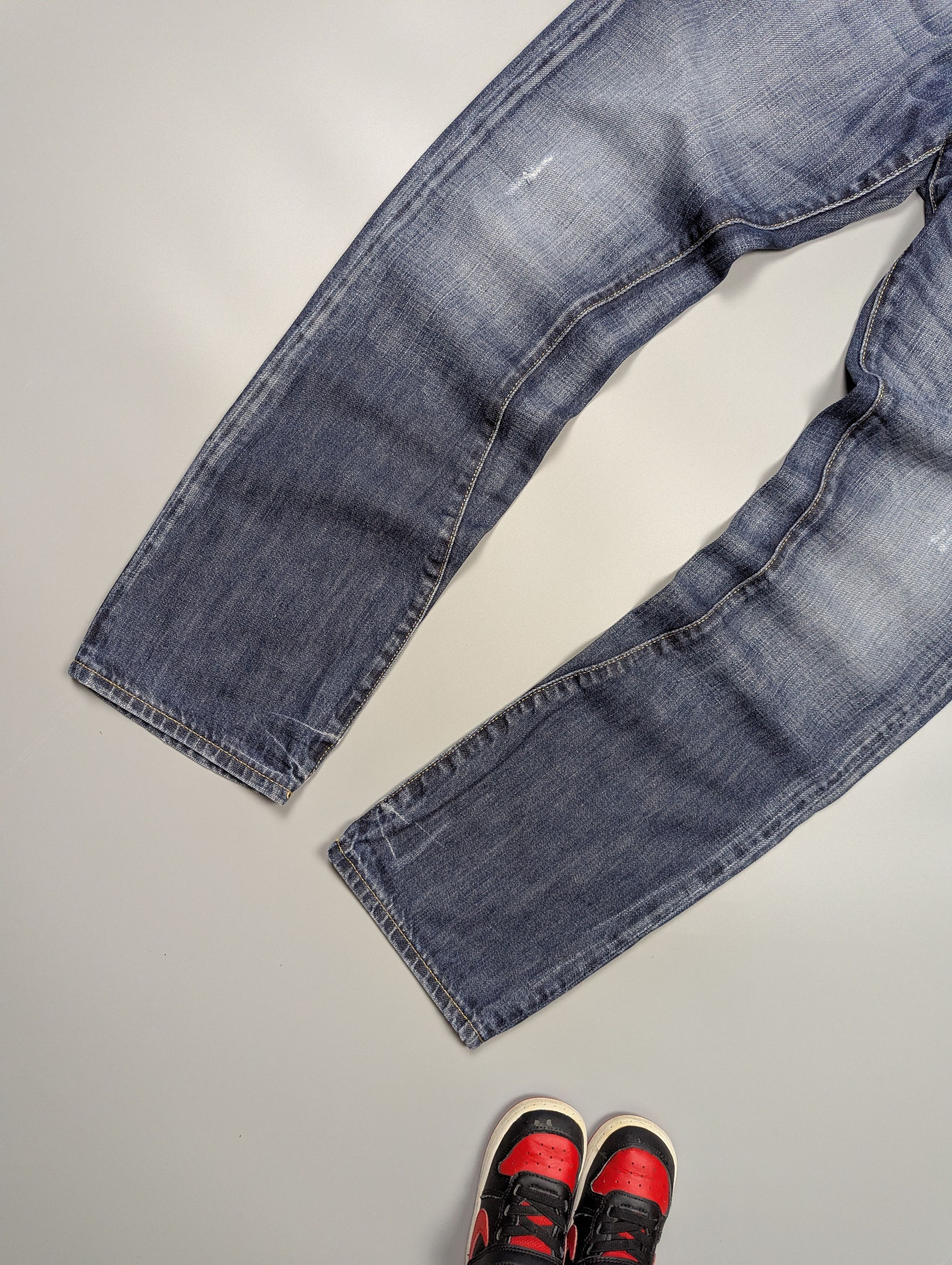 G-Star × Vintage G-STAR RAW Vintage Radar Narrow Rope Straight Leg Blue Jeans Size US 30 / EU 46 - 6 Thumbnail