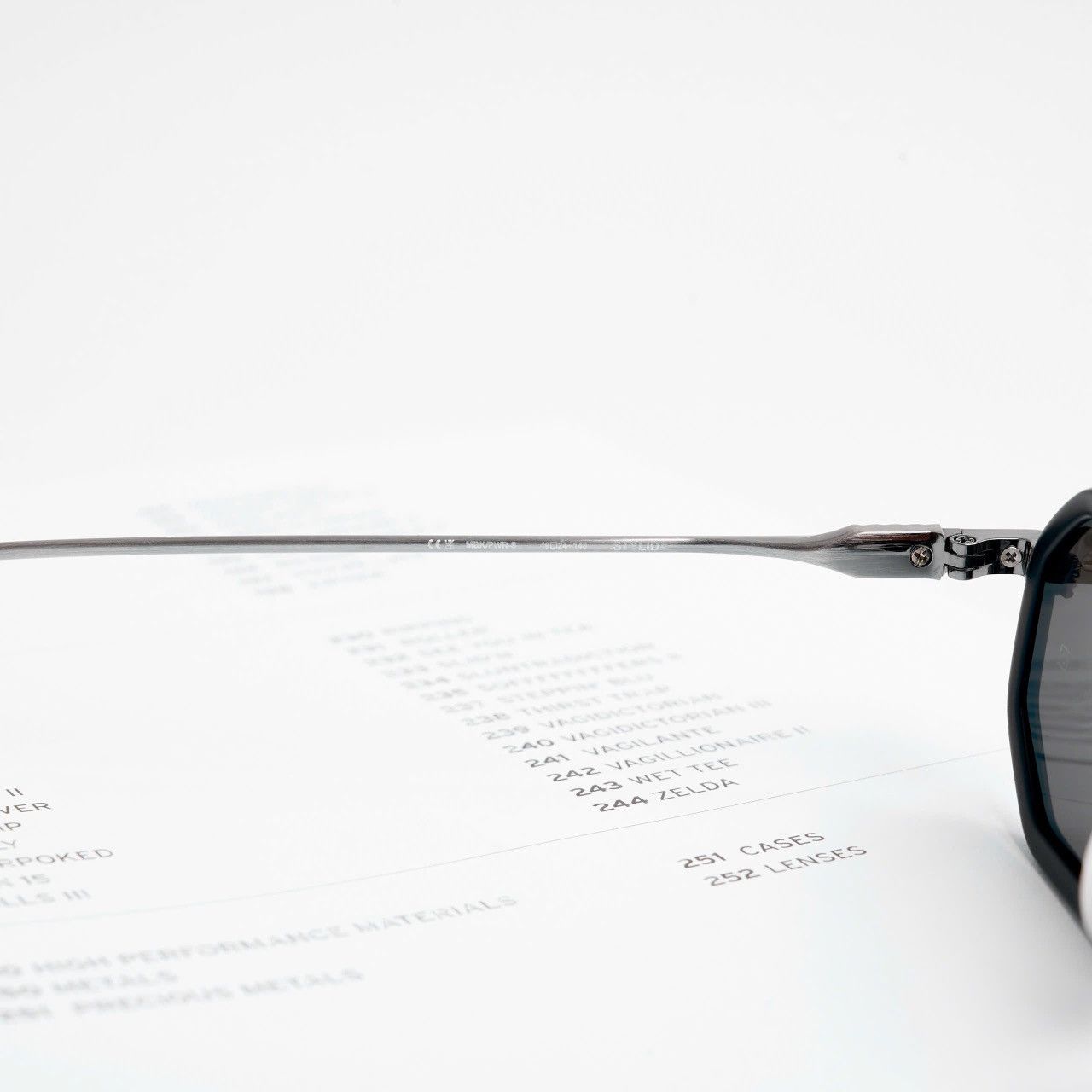 Chrome Hearts CHROME HEARTS STYLIDA MATTE BLACK/PEWTER SUNGLASSES Size ONE SIZE - 5 Thumbnail
