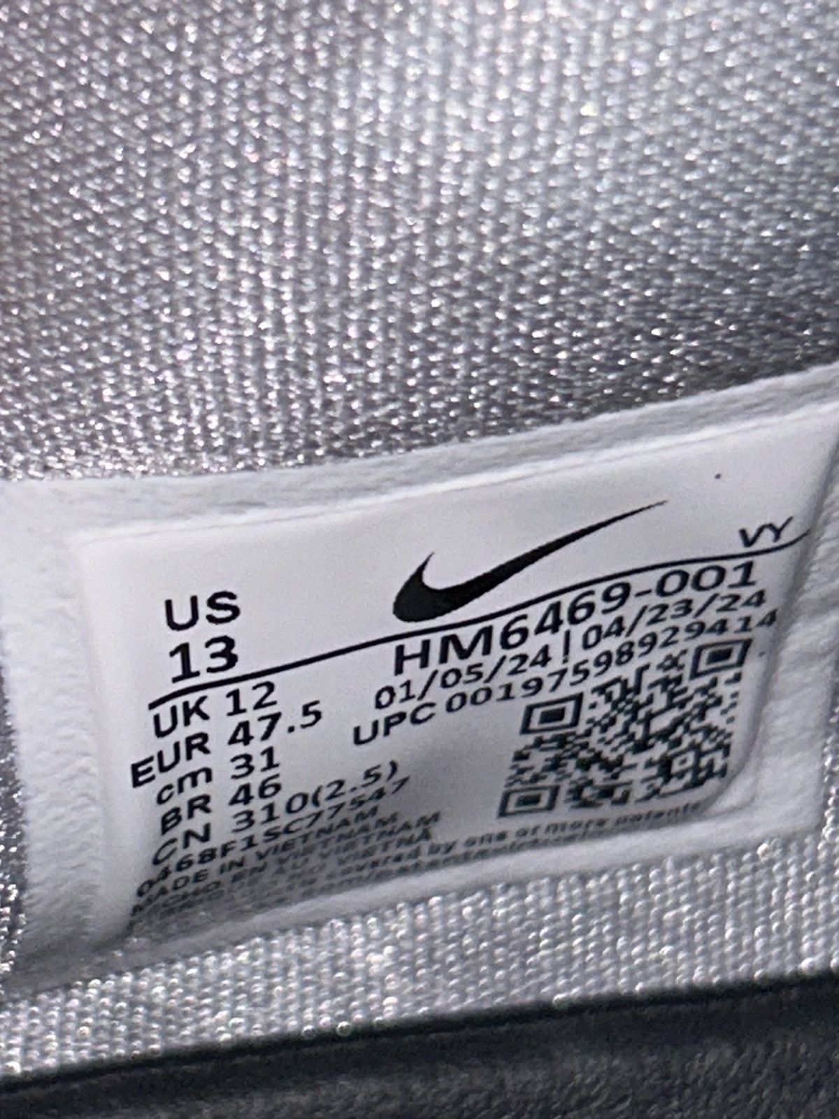 Nike Nike Kobe 8 Protro TB Wolf Grey Black HM6469-001 size 13 NEW Size US 13 / EU 46 - 10 Thumbnail