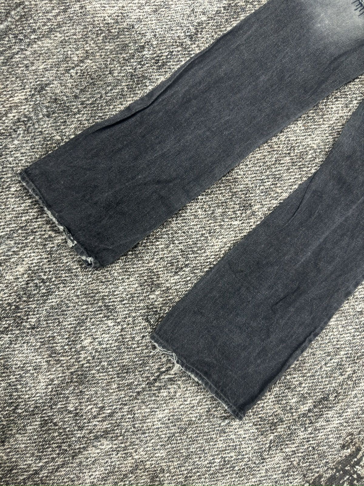 If Six Was Nine × Japanese Brand × Le Grande Bleu (L.G.B.) Zero Sail Distressed Zig Zag Black Wash denim Size US 34 / EU 50 - 10 Thumbnail