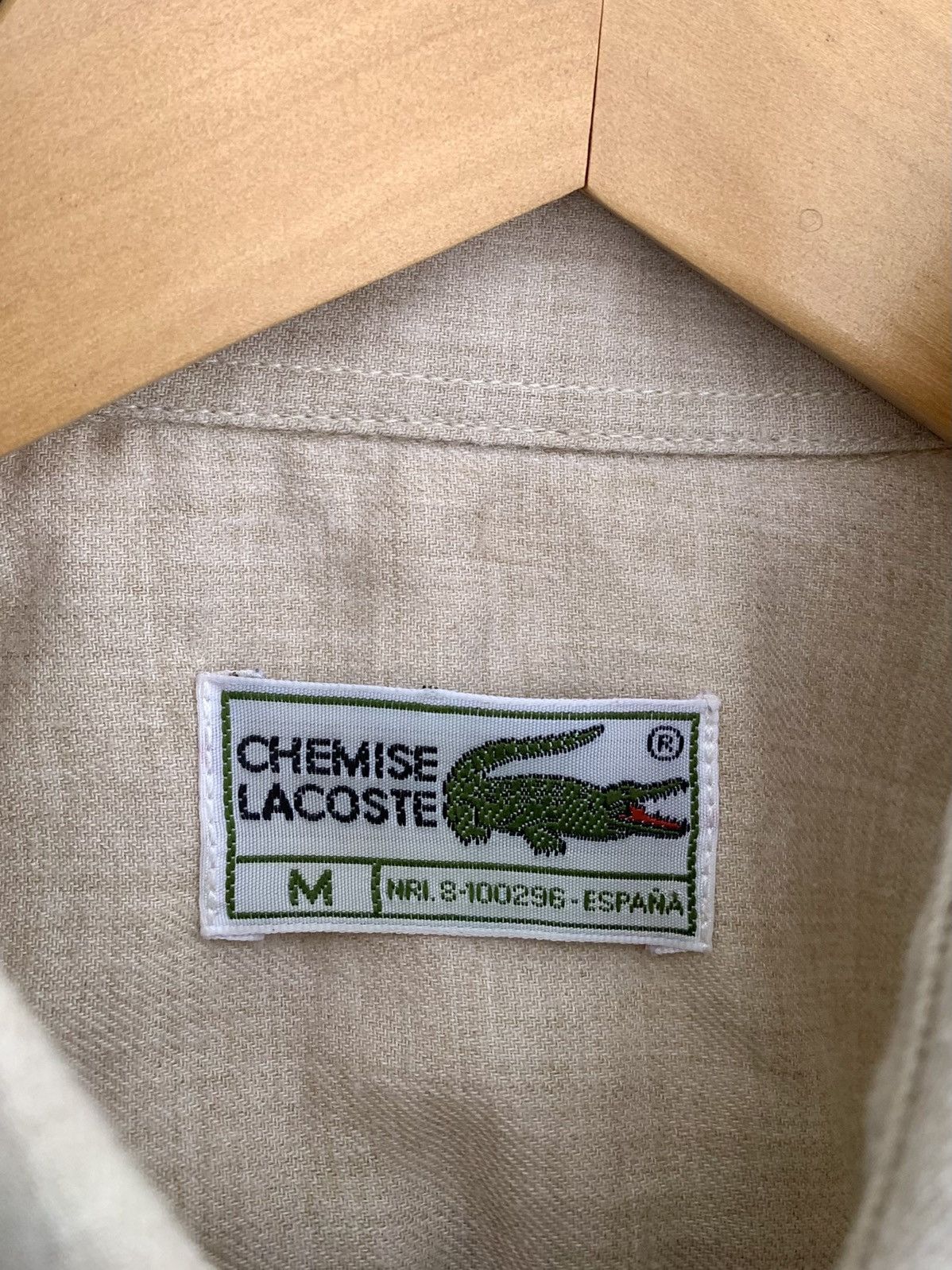 Lacoste Lacoste Vintage Long Sleeve Button Shirt Size US M / EU 48-50 / 2 - 7 Thumbnail