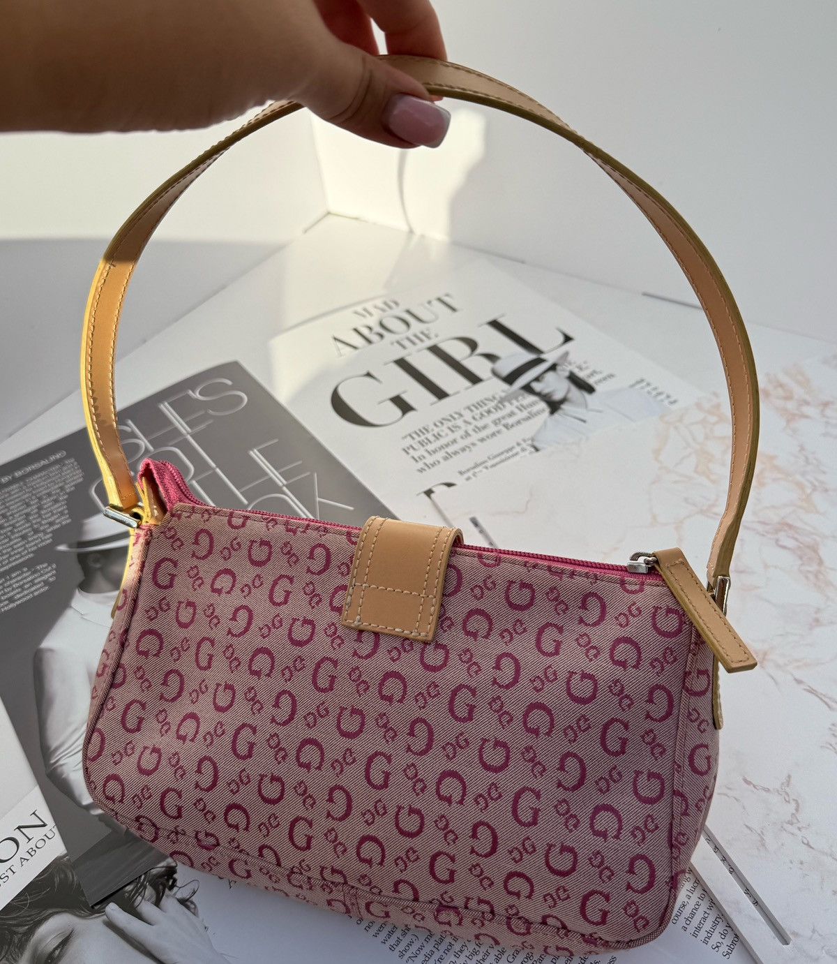 Guess Guess vintage mini pink bag Size ONE SIZE - 6 Thumbnail
