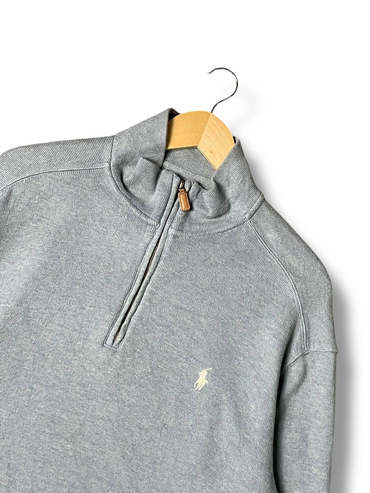 Designer × Polo Ralph Lauren × Vintage POLO By RALPH LAUREN Half-zip Knit Pullover (85) Size US L / EU 52-54 / 3 - 2 Thumbnail