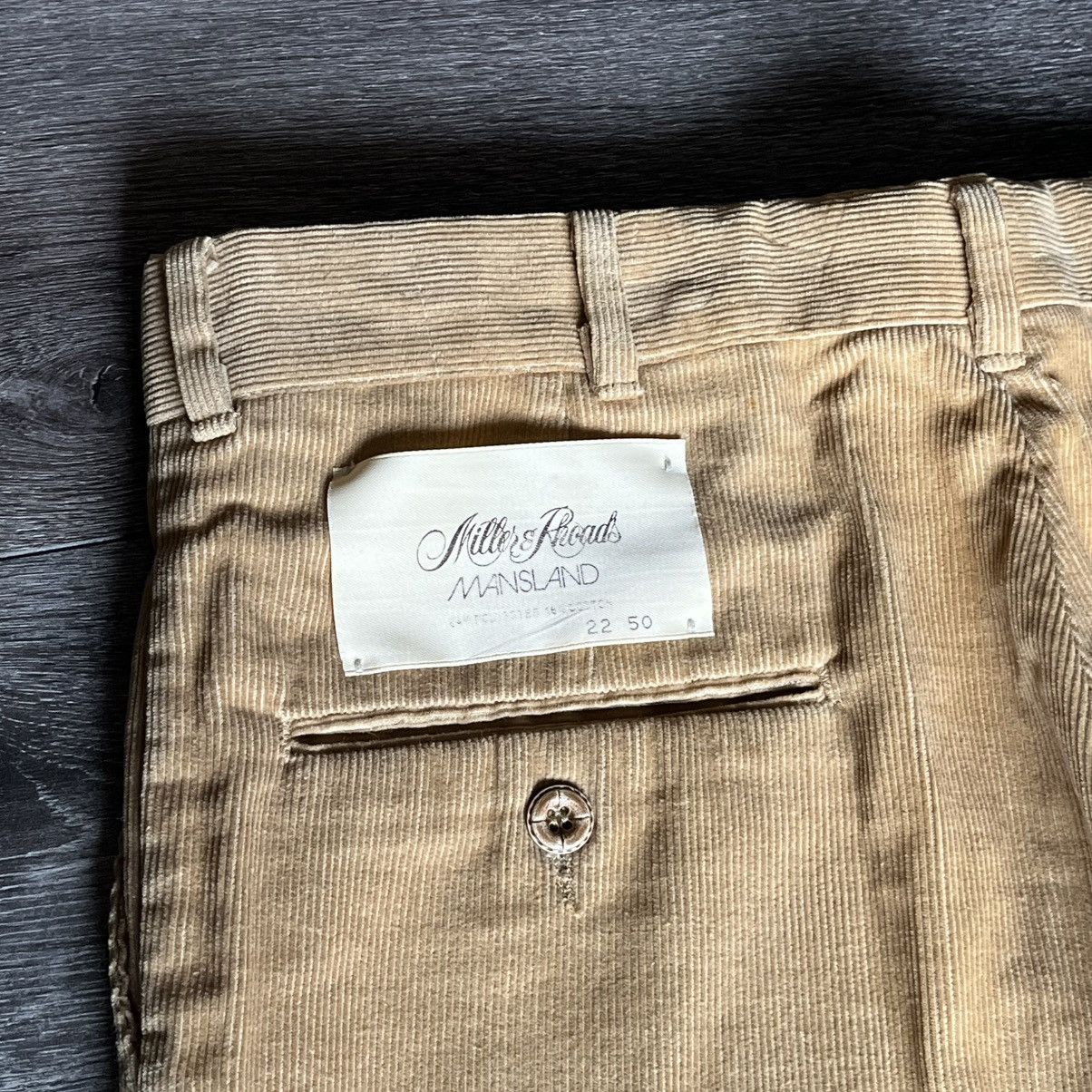 Vintage Vintage 1980s Miller & Rhoads Mansland Corduroy Pants 32x32 Size US 32 / EU 48 - 4 Thumbnail