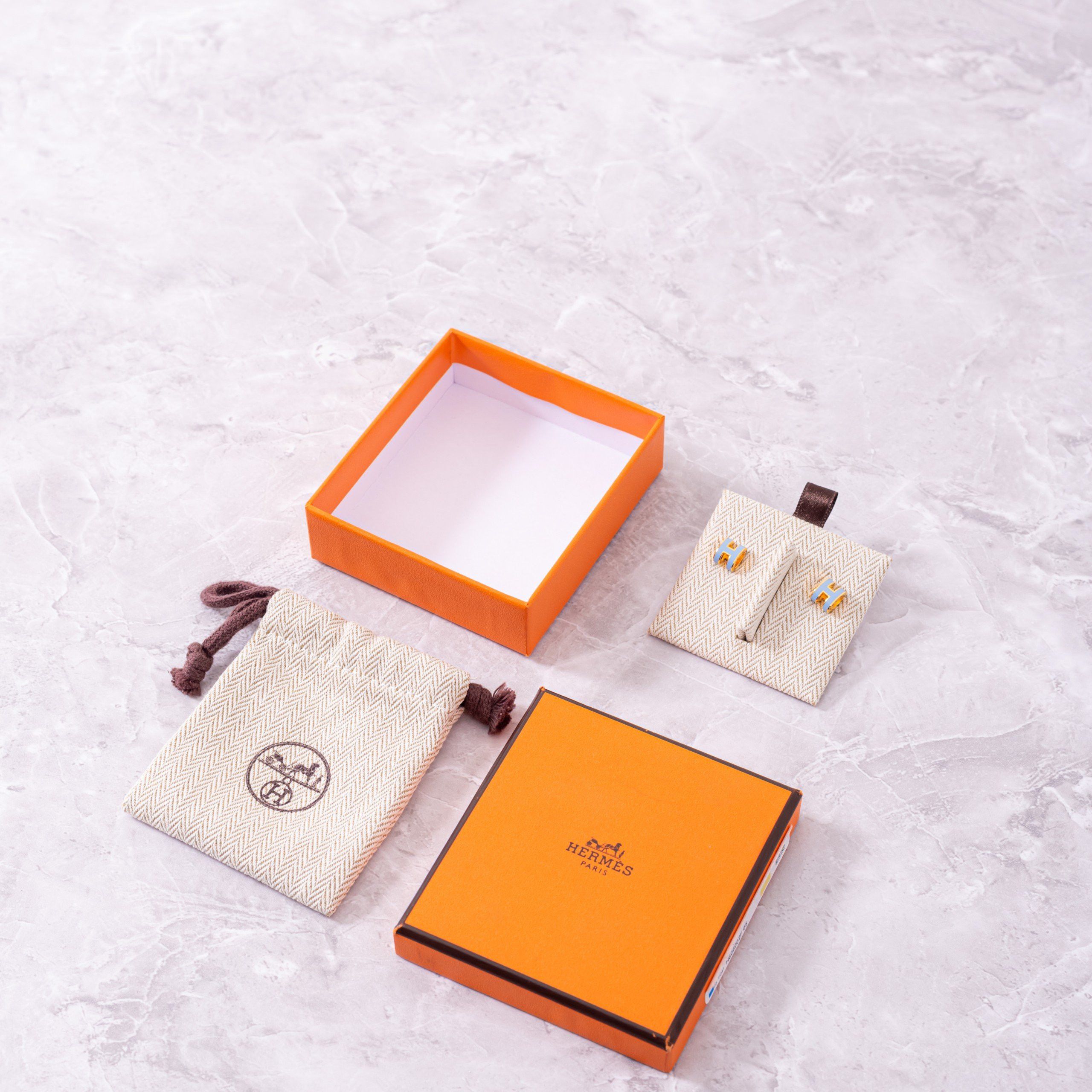 Hermes HERMES Mini Pop H earrings Size ONE SIZE - 5 Thumbnail