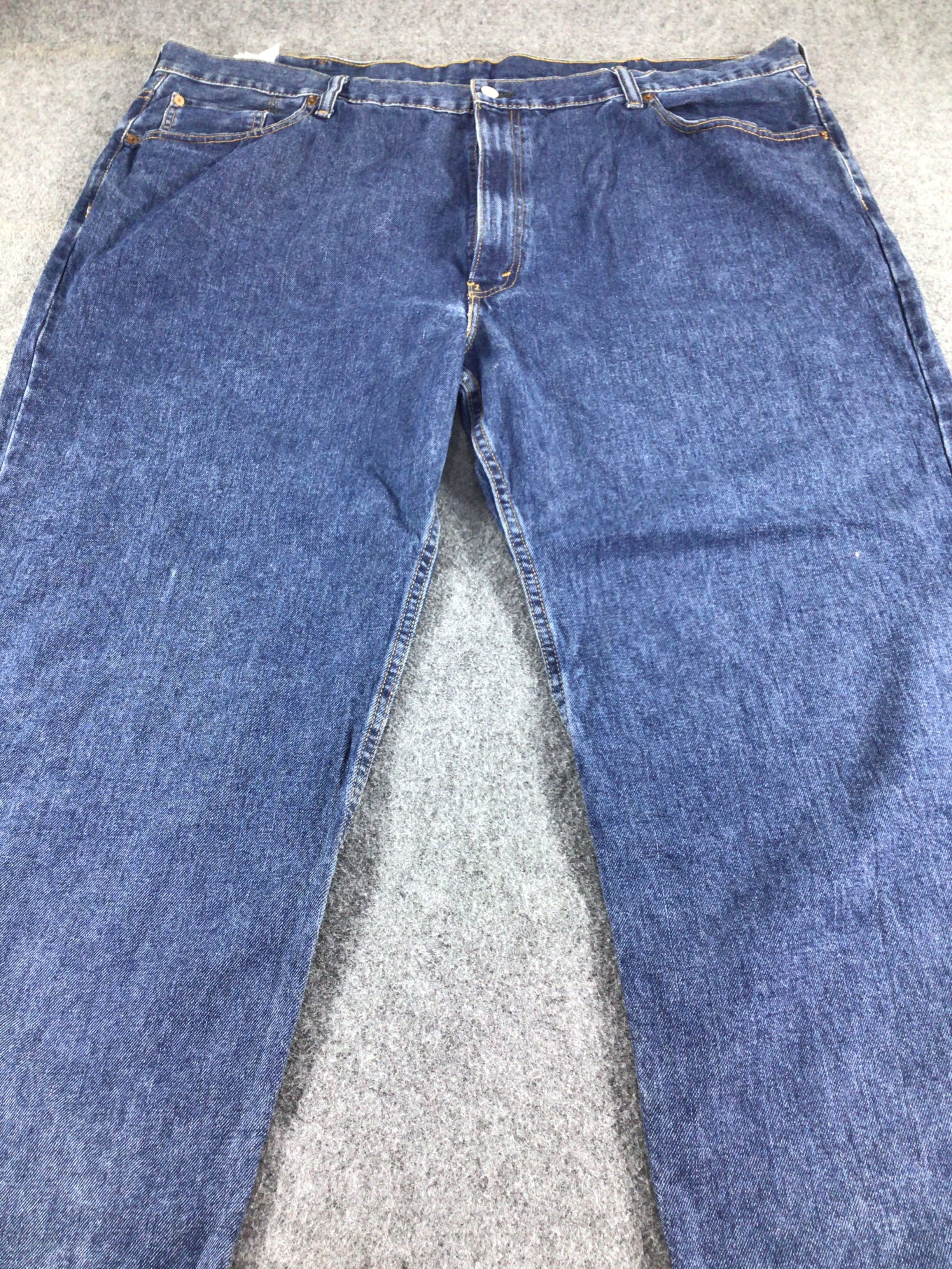 Levi's W48 Vintage Levis 550 Jeans Blue Wash Denim -J534 Size US 44 / EU 60 - 3 Thumbnail