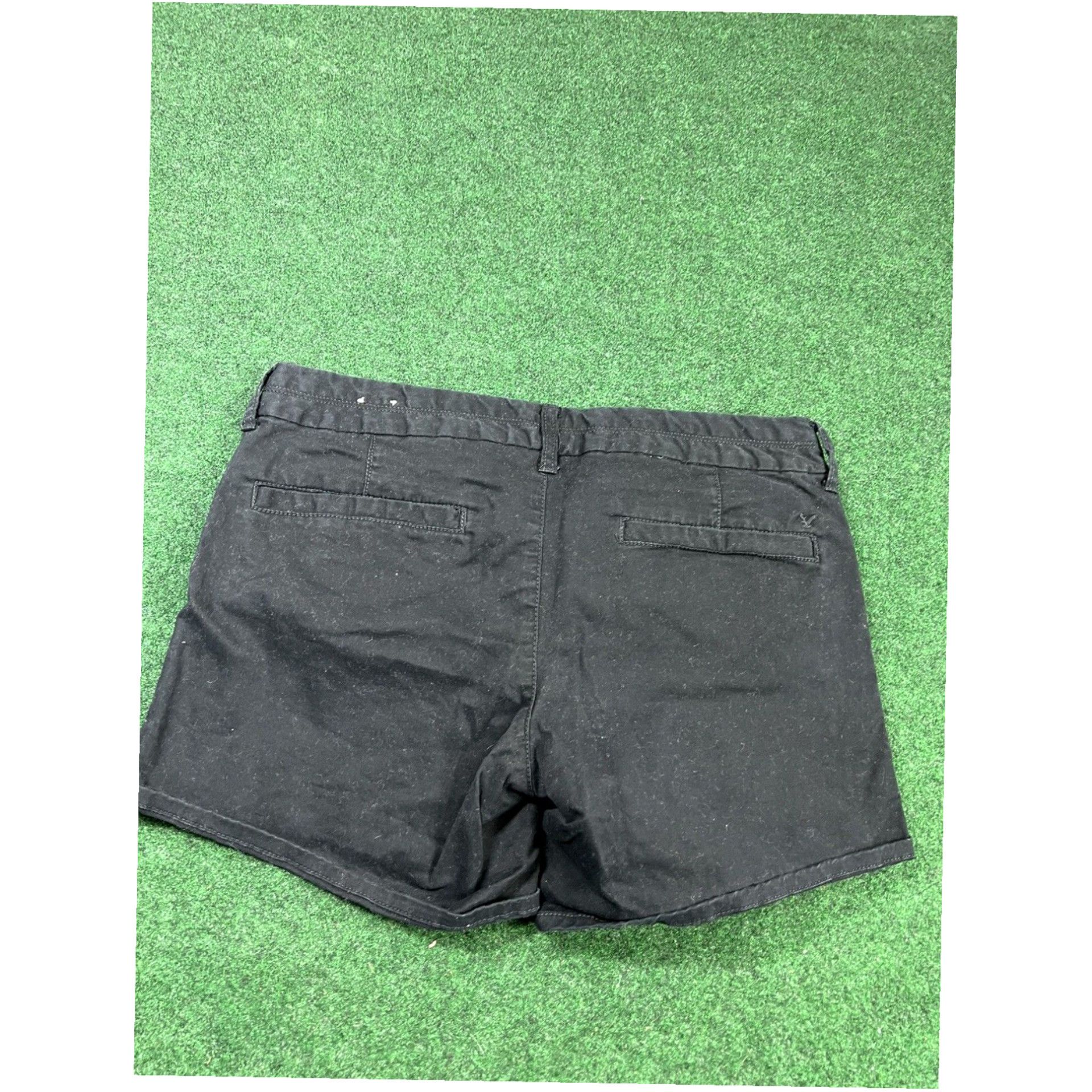American Eagle Outfitters American Eagle Shorts Size 8 Regular Stretch Midi Women’s Black Size 30" / US 8 / IT 44 - 3 Thumbnail