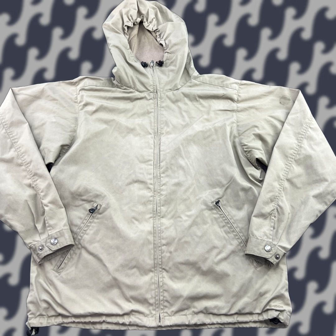 Vintage VINTAGE Fjallraven G-1000 Beige Jacket Mens Medium Hooded Full Zip Size US M / EU 48-50 / 2 - 1 Thumbnail