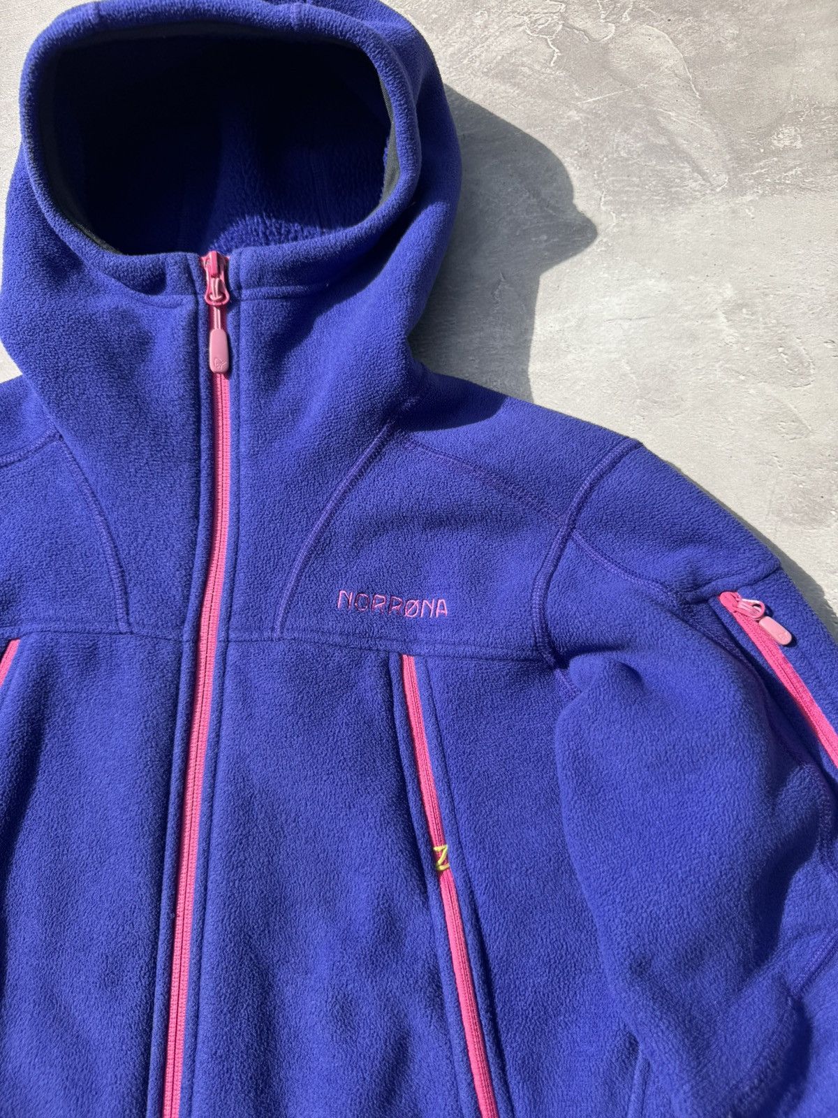 Norrona Vintage Norrona Narvik Warm3 Polartec Fleece Zip Jacket Size M / US 6-8 / IT 42-44 - 5 Thumbnail