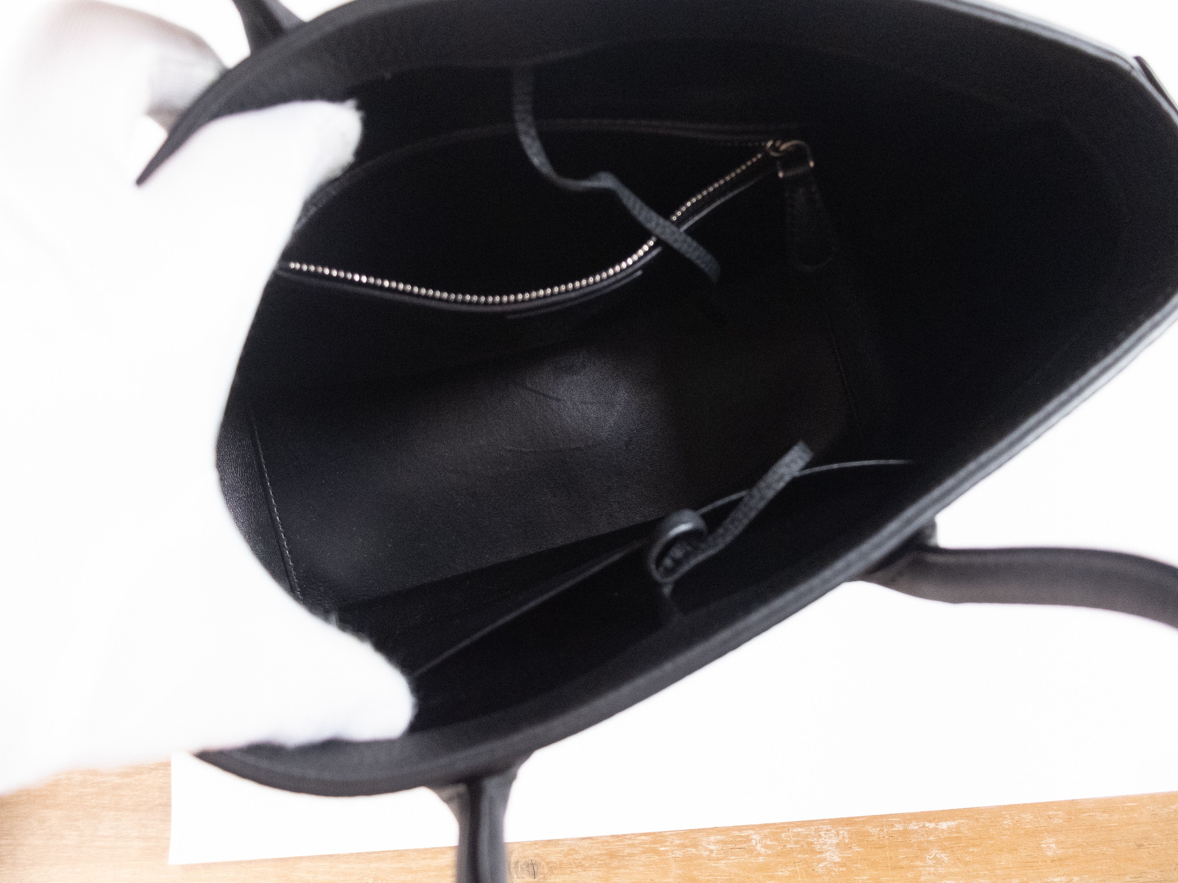 The Row THE ROW Small Day Luxe black leather bag handbag q Size ONE SIZE - 13 Thumbnail