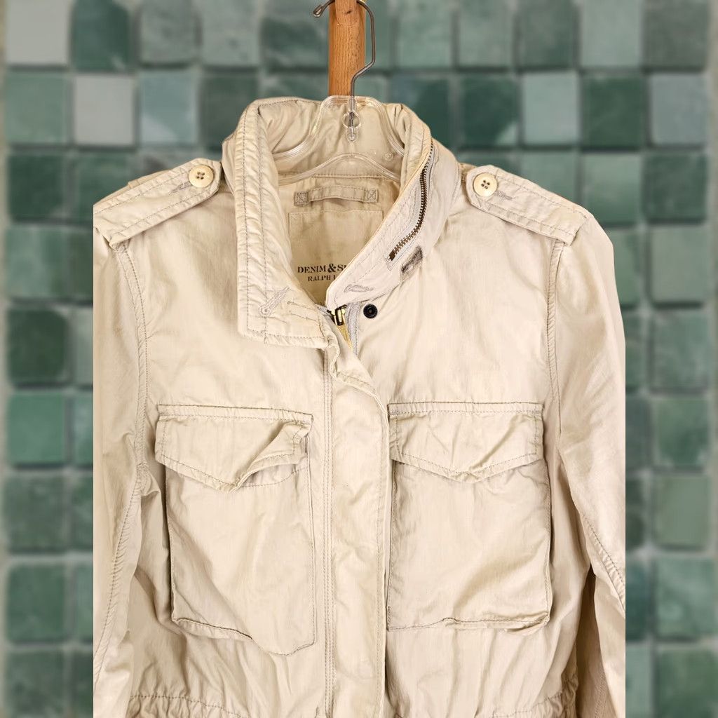 Ralph Lauren DENIM & SUPPLY RALPH LAUREN POLO BEIGE COTTON M-1965 MILITARY JACKET SZ S Mens Jacket Beige Cotton 16 INCH 19 INCH 25 INCH 27 INCH Size US S / EU 44-46 / 1 - 1 Thumbnail