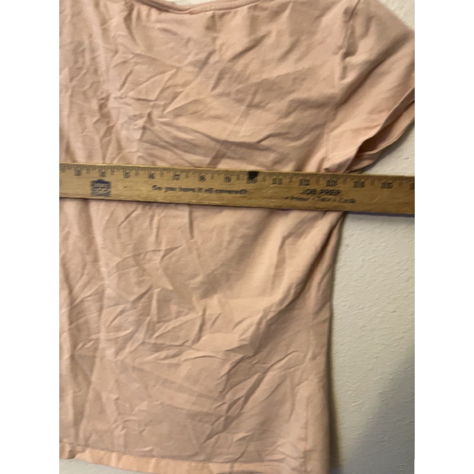 H&M H&M Shirt Adult Women Small Pink Cotton Blend Short Sleeve Jersey Logo Basic Womens Size S / US 4 / IT 40 - 4 Thumbnail