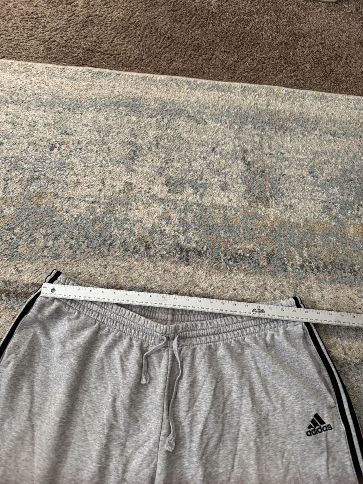 Vintage VTG Adidas Baggy Sweat Shorts 4XL Grey Size US 40 / EU 56 - 5 Thumbnail