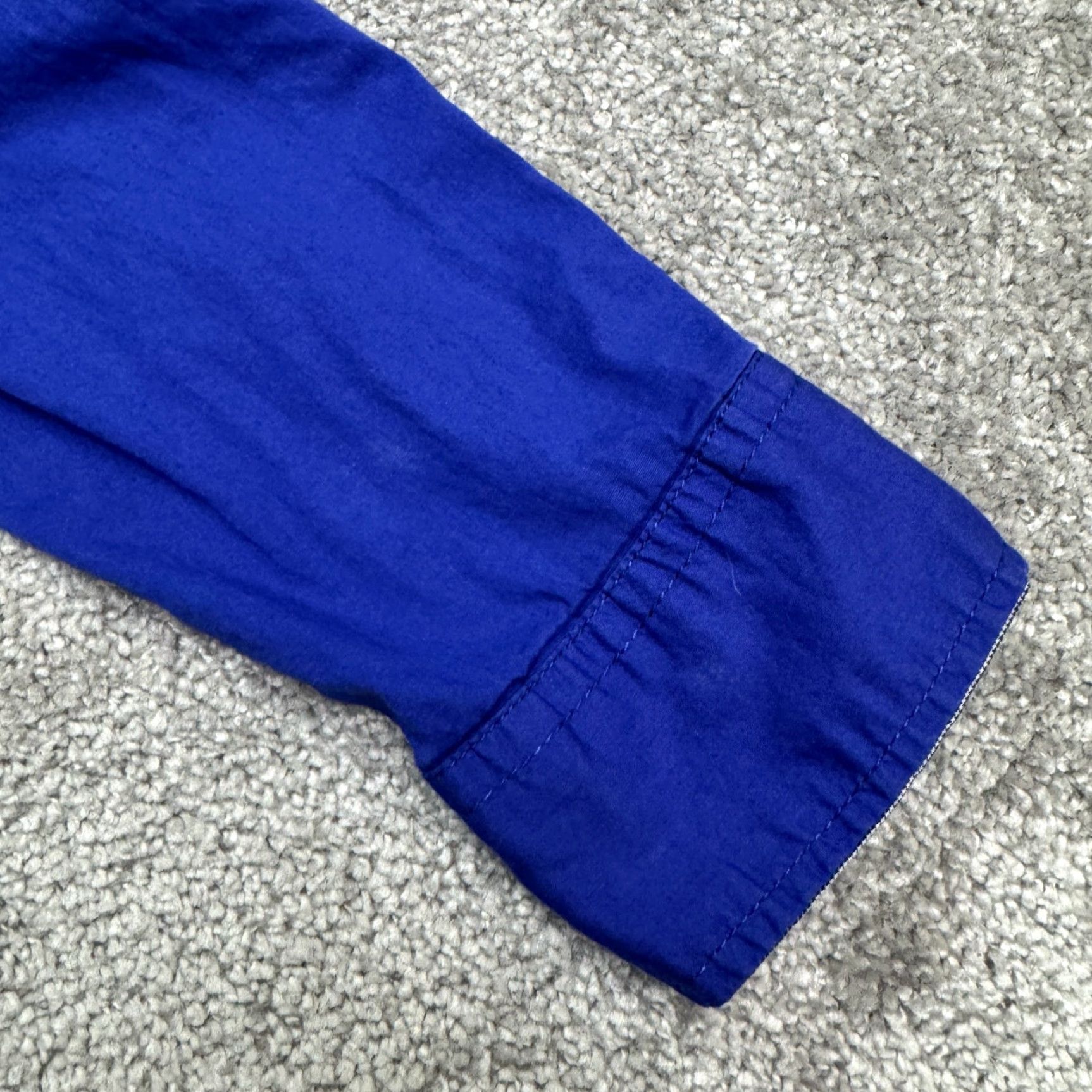 Massimo Dutti Massimo Dutti Button-Up Shirt Mens Large Royal Blue Cotton Long Sleeve Regular Fit Casual Workwear Classic Preppy Size US L / EU 52-54 / 3 - 7 Thumbnail
