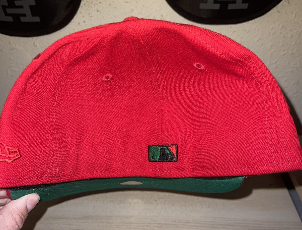 New Era Florida marlins red fitted Size ONE SIZE - 3 Thumbnail