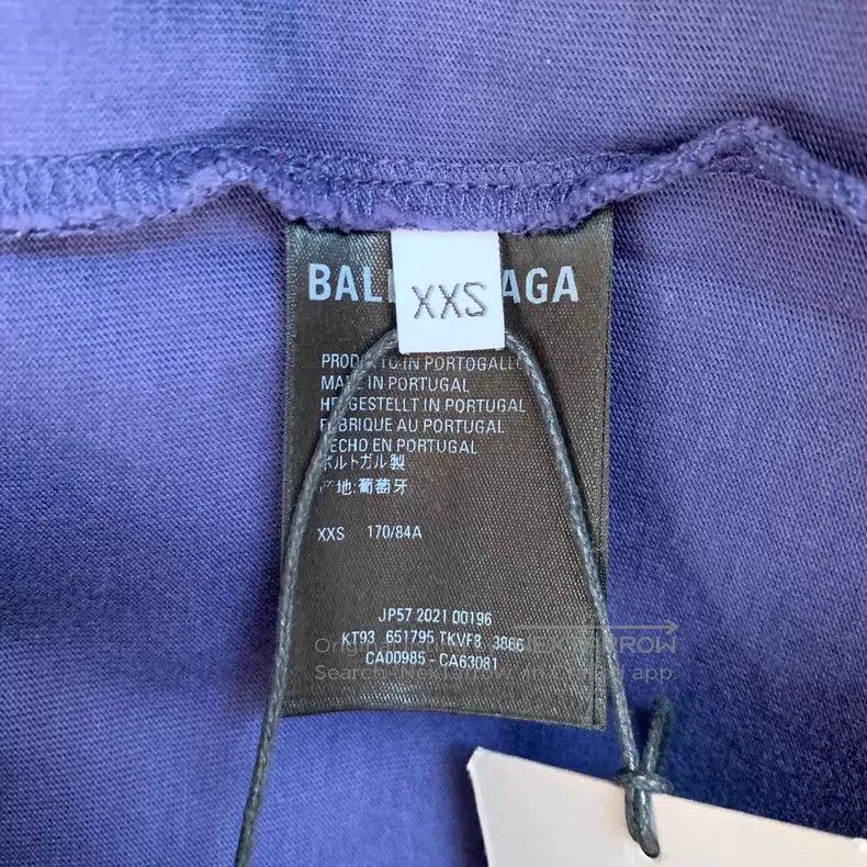 Balenciaga Balenciaga Alphabet Printed Retro Knit Short Sleeve T-Shir Size US XXS / EU 40 - 7 Thumbnail