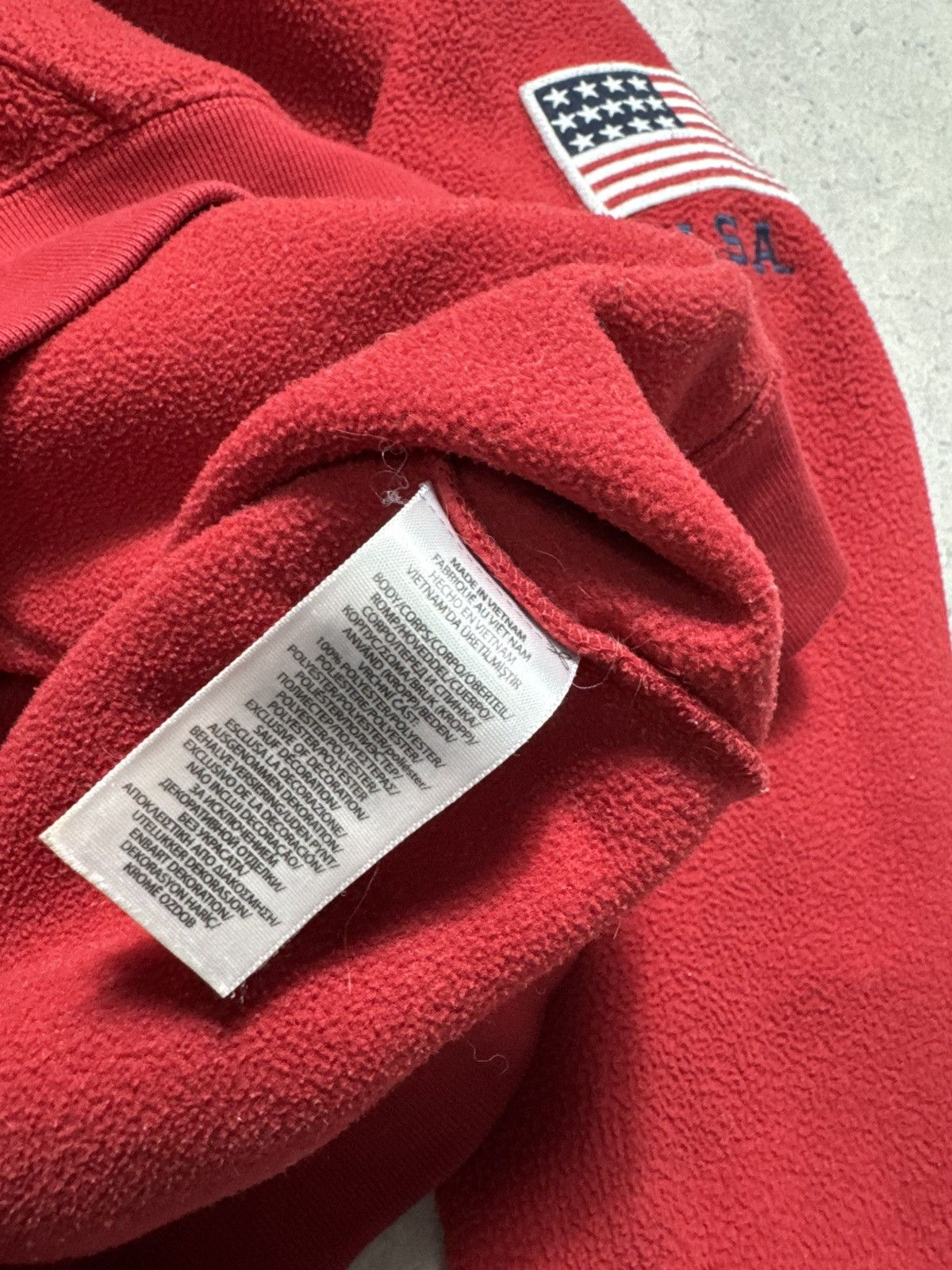 Polo Ralph Lauren Polo Ralph Lauren USA Fleece Hoodie Big Logo Size M Size US M / EU 48-50 / 2 - 8 Thumbnail