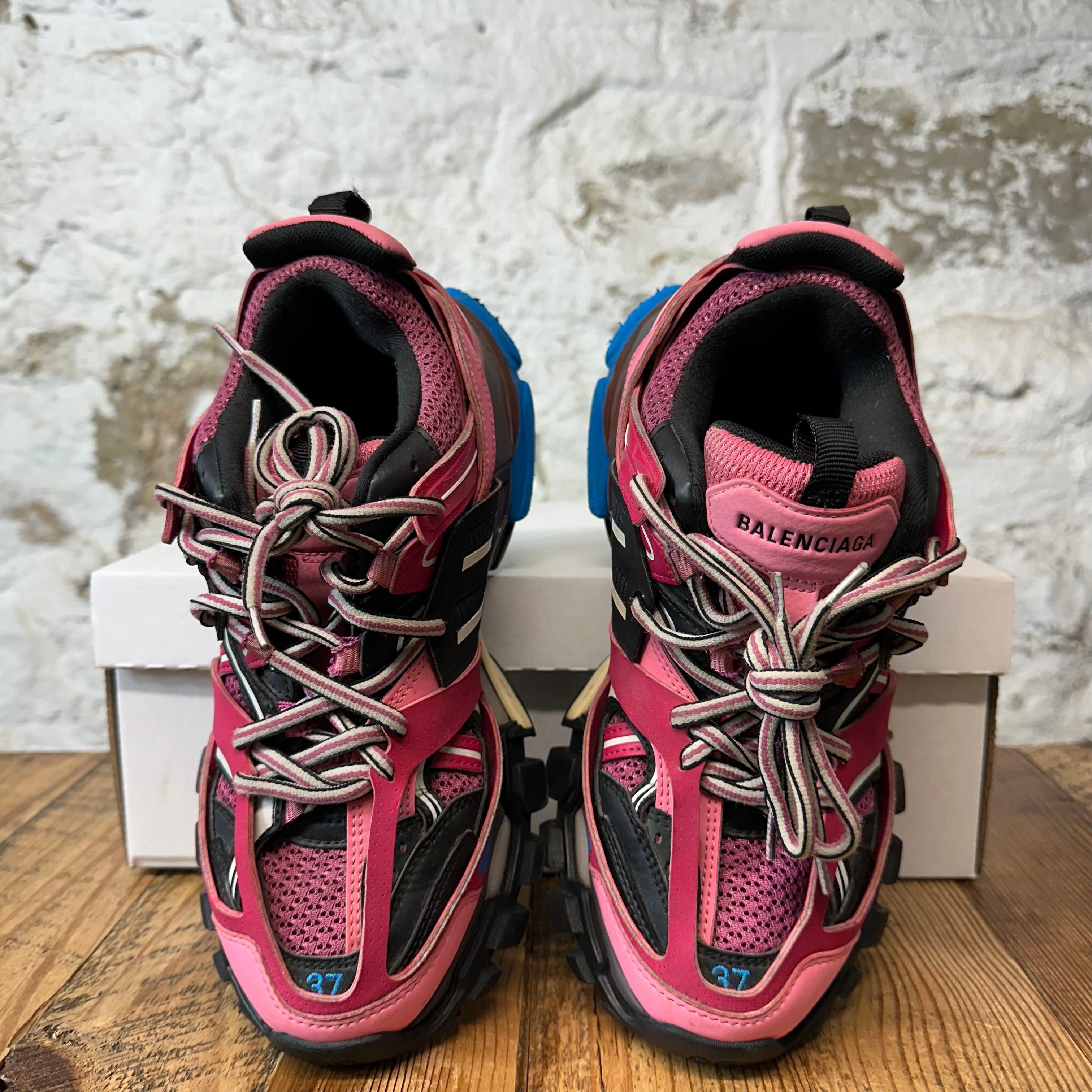 Balenciaga Balenciaga Track Runner Pink Black Blue Sneaker Sz 5 (37) Size US 5 / EU 37 - 3 Thumbnail