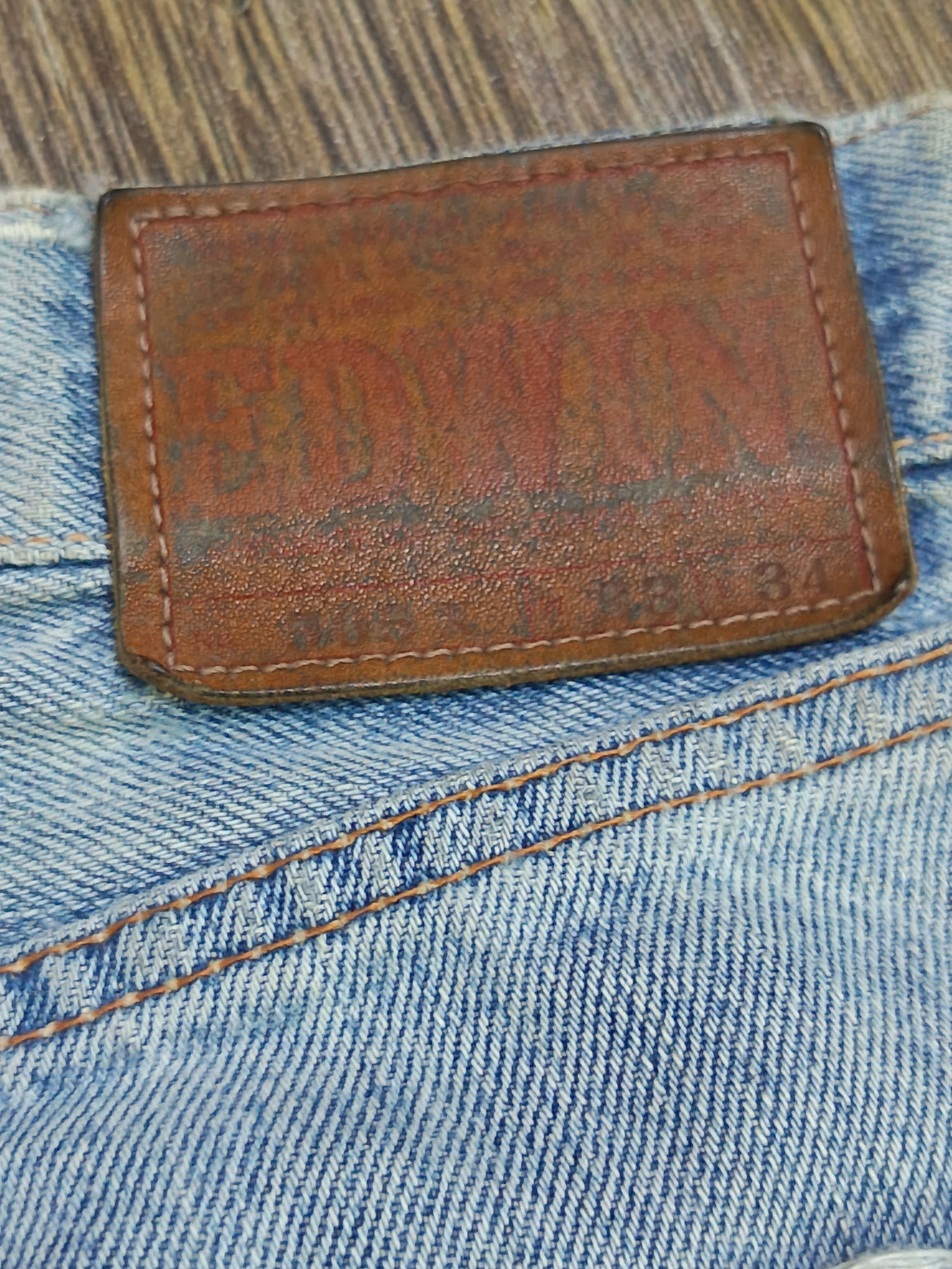 Edwin Vintage stain faded edwin 505x selvedge Size US 33 - 14 Thumbnail