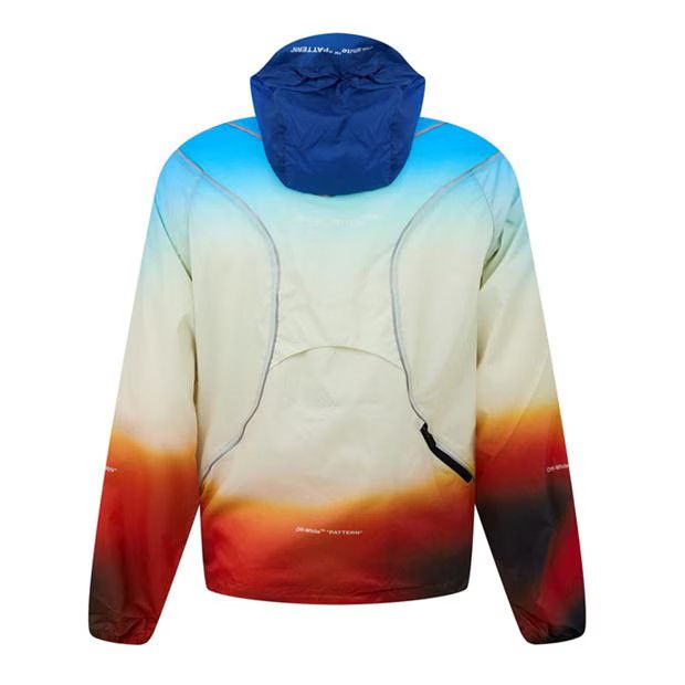 Off-White o1y0225 Logo Hooded Jacket in Multicolor Size US XXS / EU 40 - 2 Thumbnail