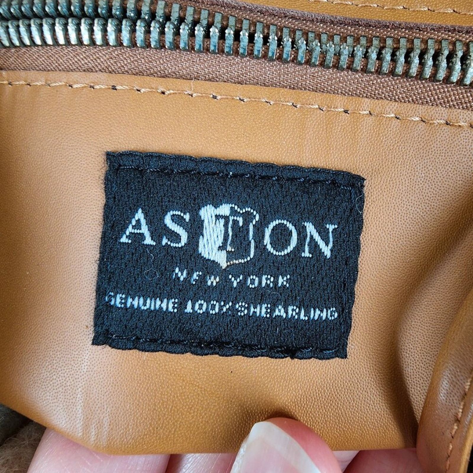 Other Aston Leather Shearling Lambskin Shoulder Bag Purse Luxury Size ONE SIZE - 5 Thumbnail