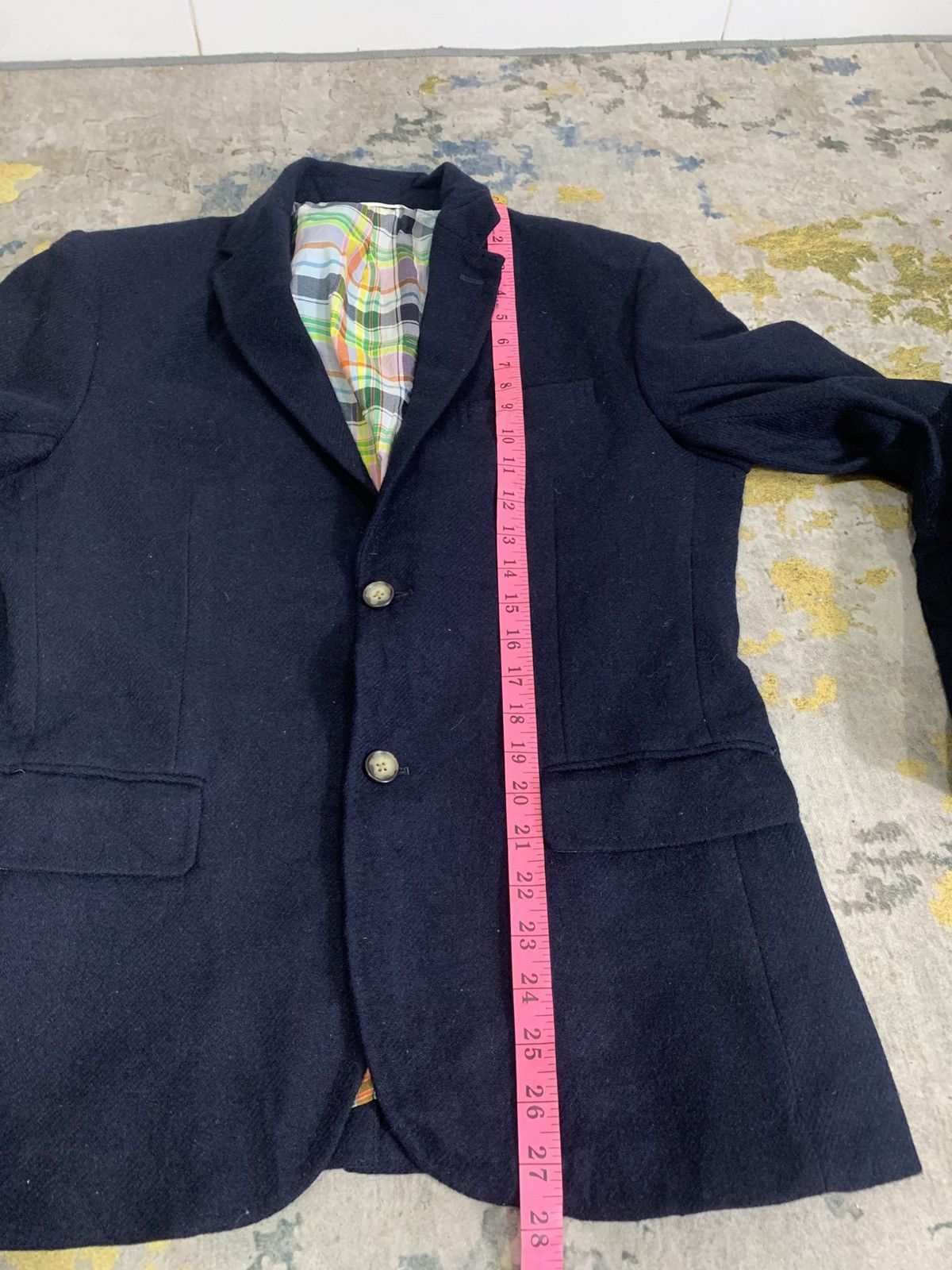 Thom Browne KOE By Thom Browne Wool Navy Blazer Jacket Size US L / EU 52-54 / 3 - 12 Thumbnail