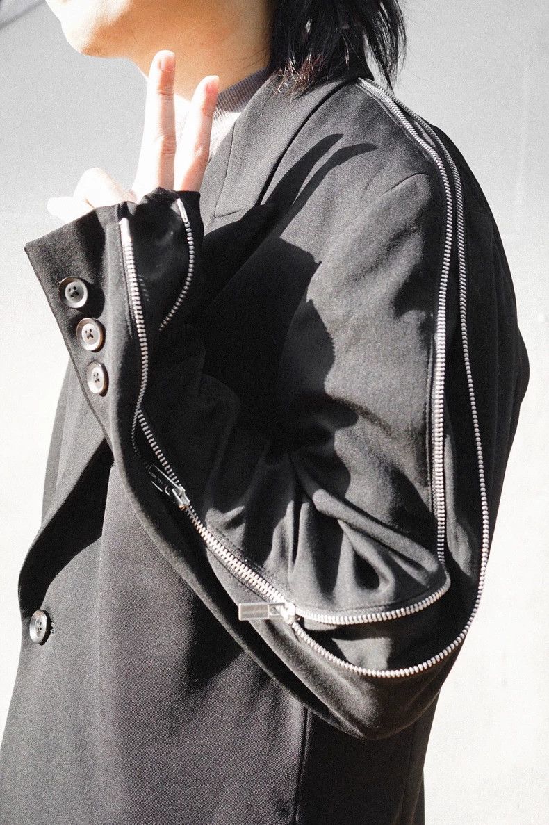 Yohji Yamamoto Yohji Yamamoto size 2 04aw Sleeve Zipper Coat 2501-Nextarro Size US M / EU 48-50 / 2 - 4 Thumbnail