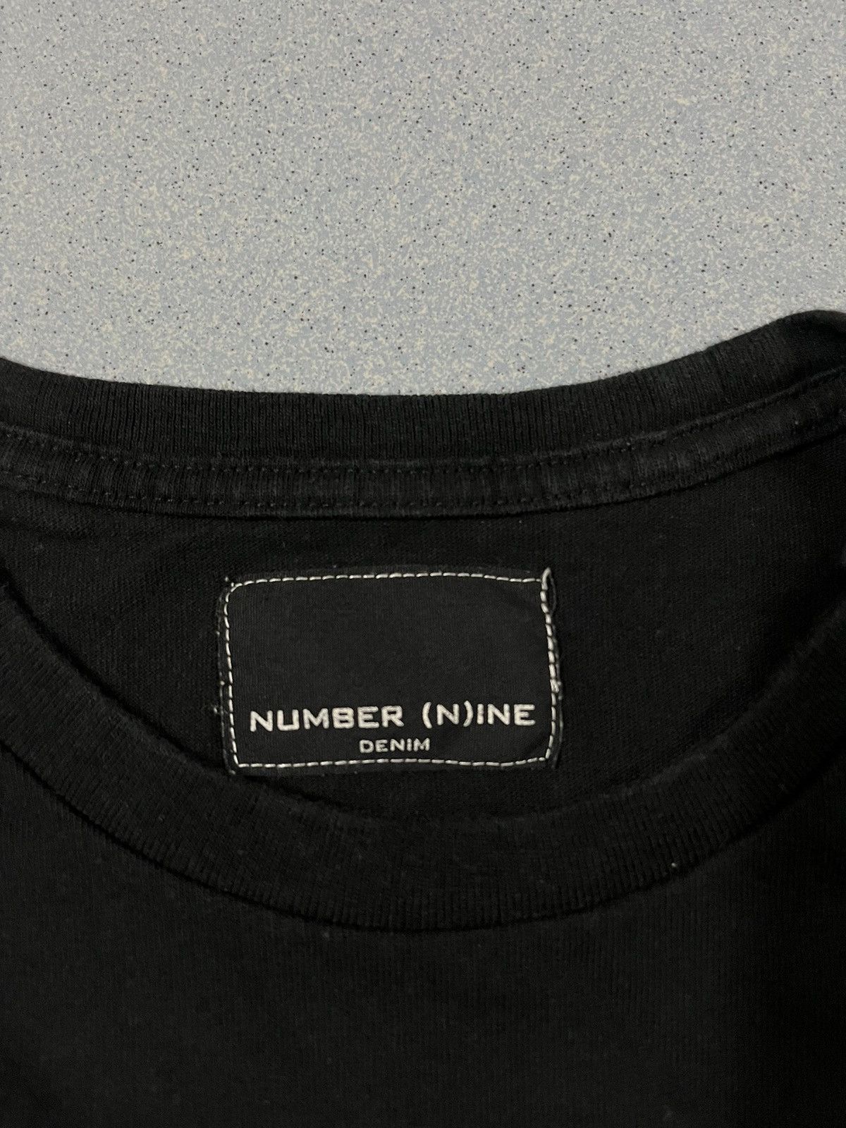 Japanese Brand × Number (N)ine Number (N)ine Box Logo Spell Out Tshirt Size US S / EU 44-46 / 1 - 4 Thumbnail
