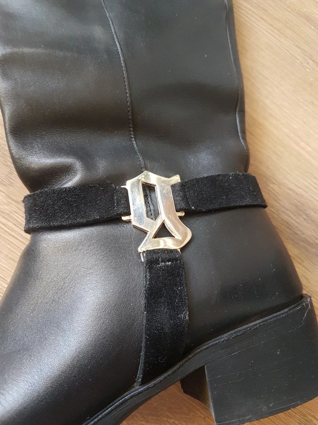 John Galliano Galliano biker leather boots Size US 9 / IT 39 - 5 Thumbnail