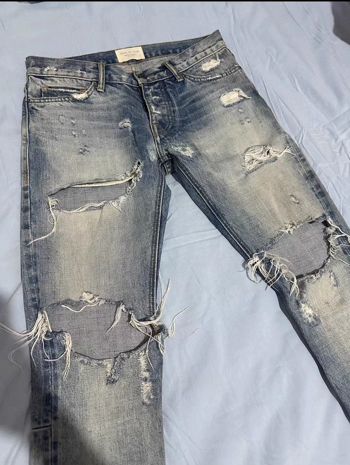 Fear of God Fear of God Season 4 OG Blue Bull Size US 28 / EU 44 - 2 Thumbnail