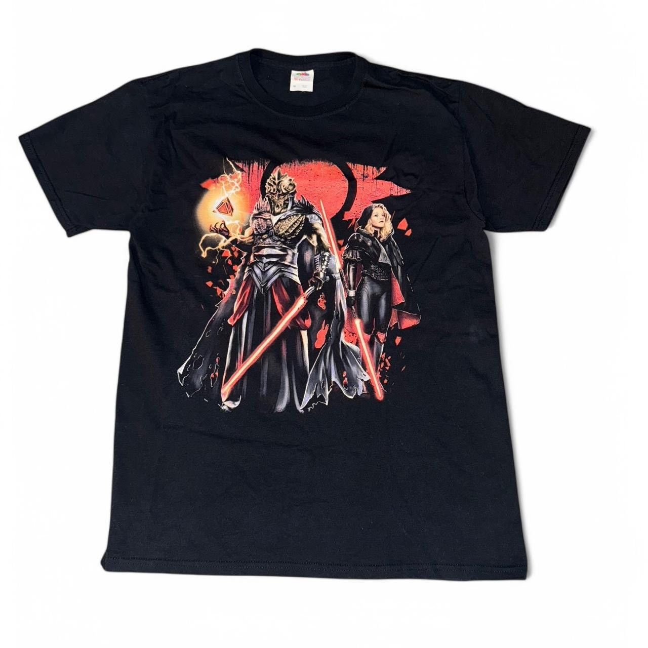 Fruit Of The Loom × Star Wars Rare Y2K StarWars Darth Band Darth Zannah Double Stitched Size US M / EU 48-50 / 2 - 1 Thumbnail