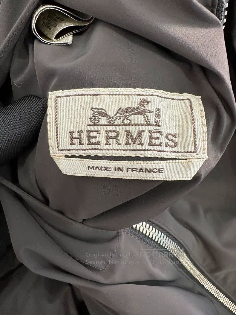 Hermes Hermes Green plaid and gray reversible men's jacket Size US L / EU 52-54 / 3 - 7 Thumbnail