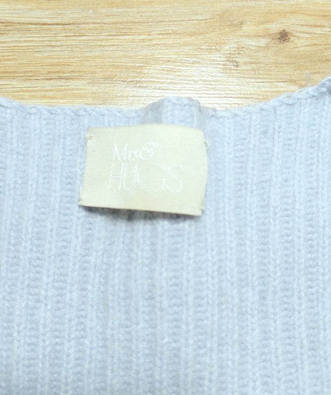 Other 100% cashmere sweater jumper blue thick weave Size M / US 6-8 / IT 42-44 - 4 Thumbnail