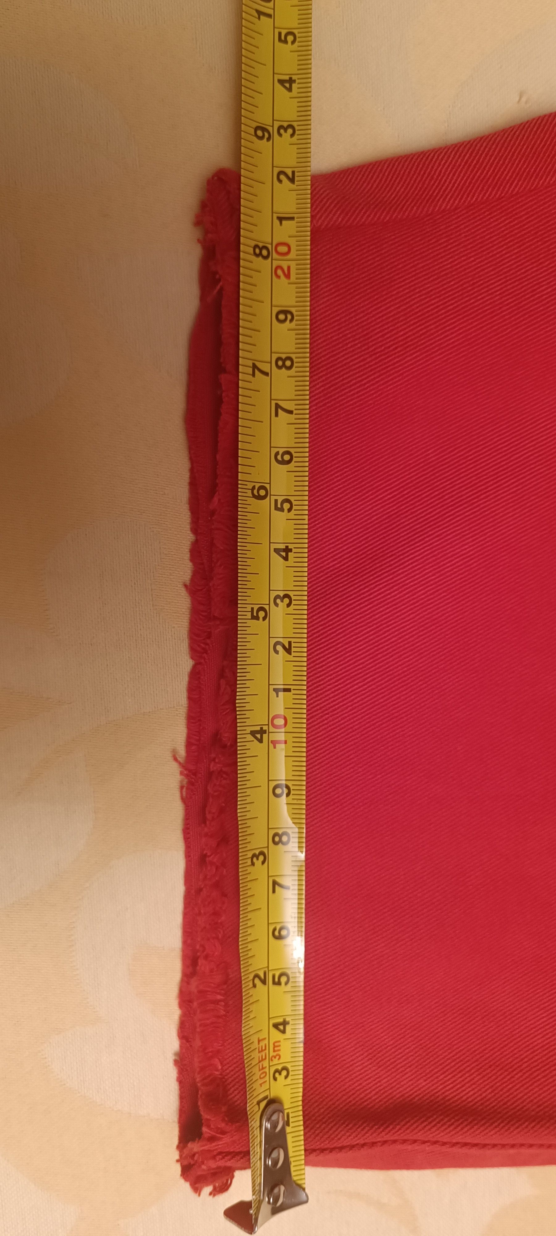 Jean Paul Gaultier 90's - Red denim shorts with fringes Size 26" / US 2 / IT 38 - 14 Thumbnail