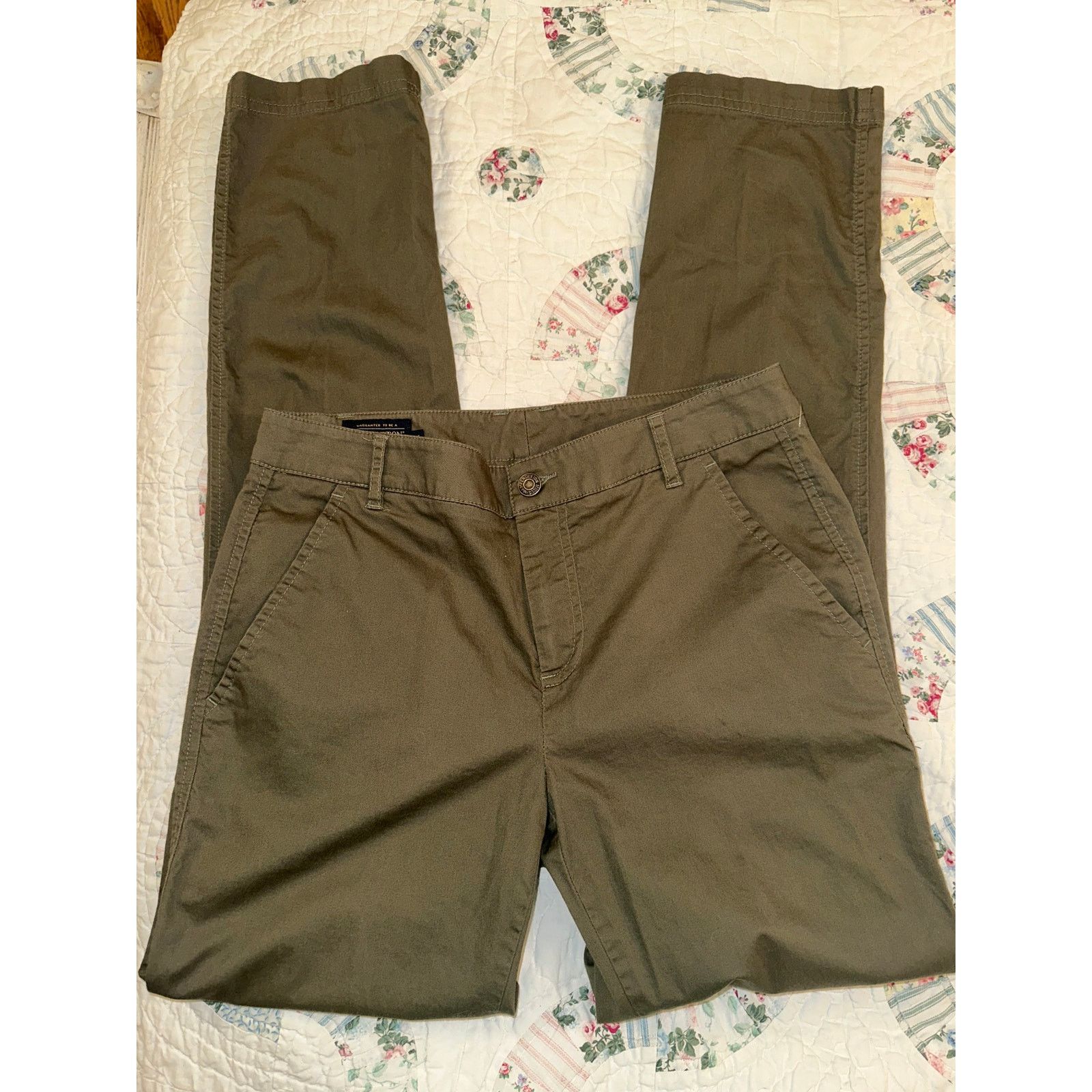 Pendleton PENDLETON CLASSIC OLIVE KHAKIS COTTON PANTS 4 Size 27" / US 4 / IT 40 - 1 Thumbnail