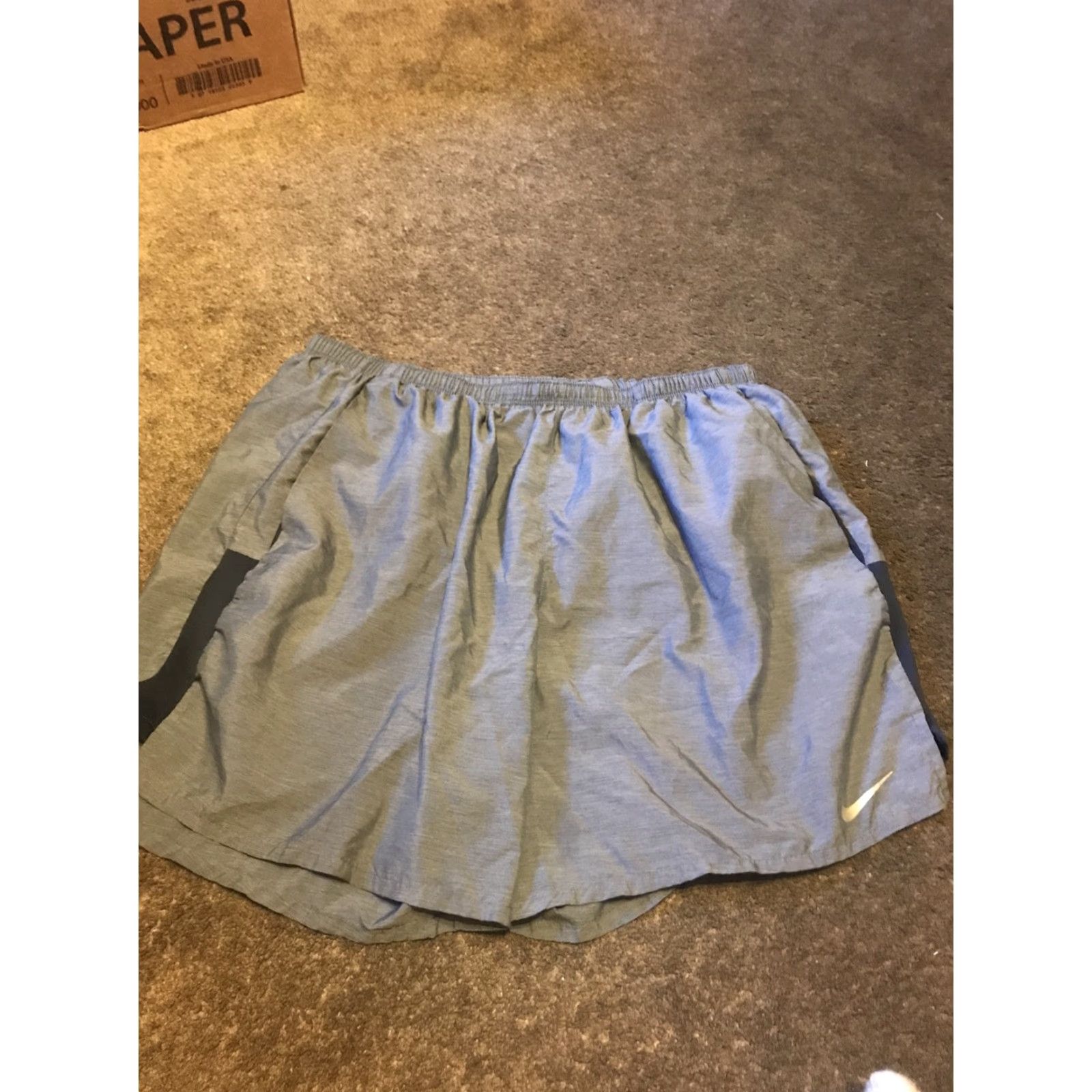 Nike Nike Dri Fit Challenger Shorts Mens 2XL Drawstring Pockets Multicolor Athletic Activewear Classic 90s Style Mens Size US 39 - 4 Thumbnail