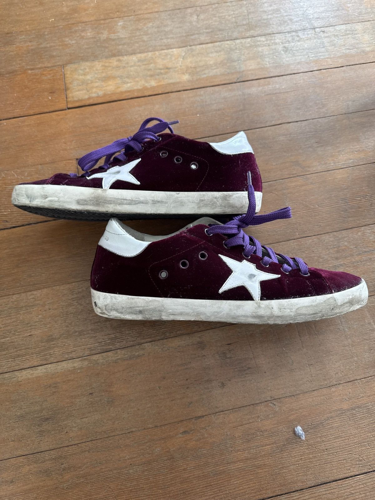Golden Goose Golden Goose purple velvet sneakers Size US 7 / EU 40 - 6 Thumbnail