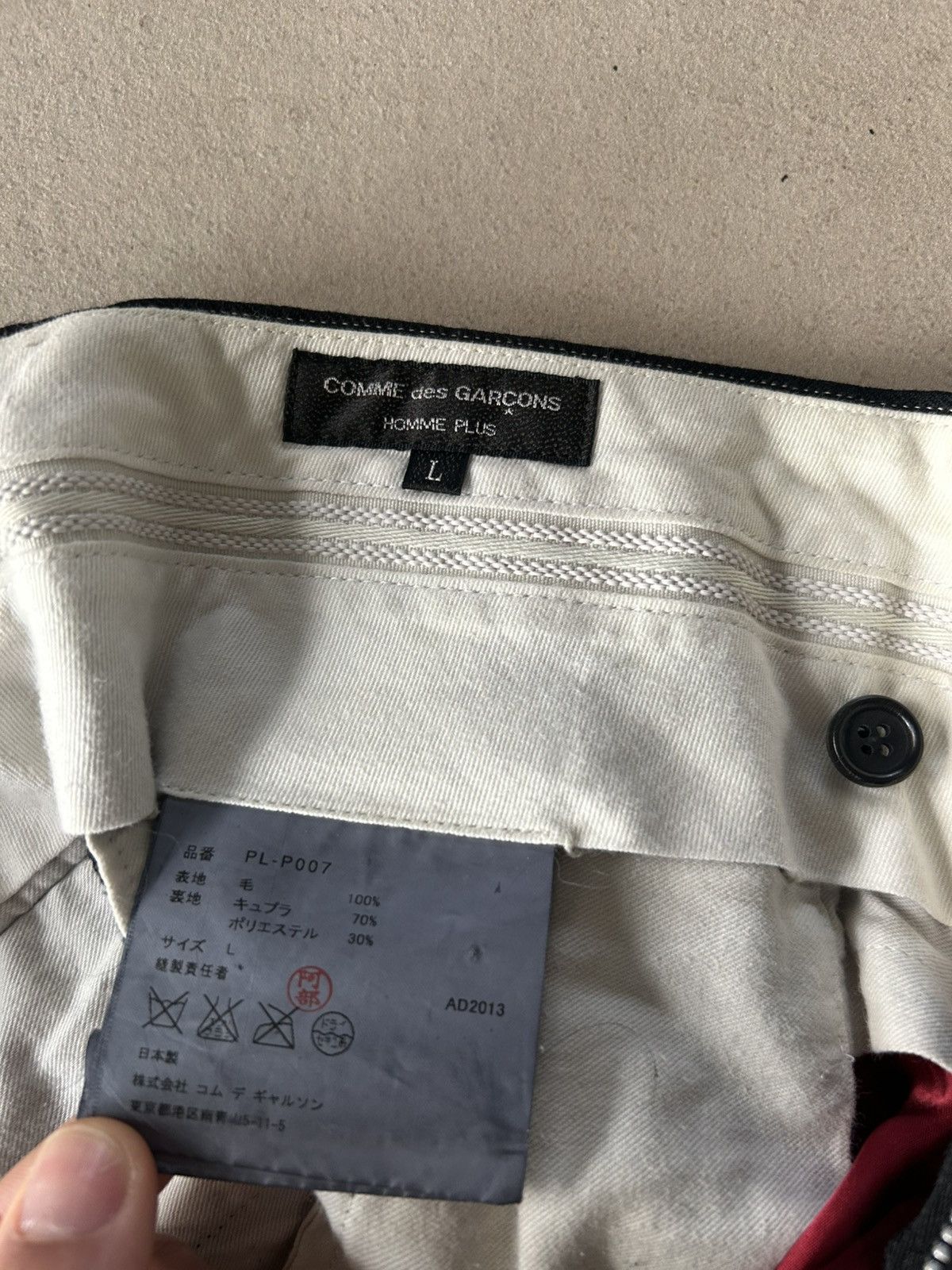 Comme des Garcons Homme Plus Comme Des Garçons Homme Plus Trousers Size US 31 - 3 Thumbnail