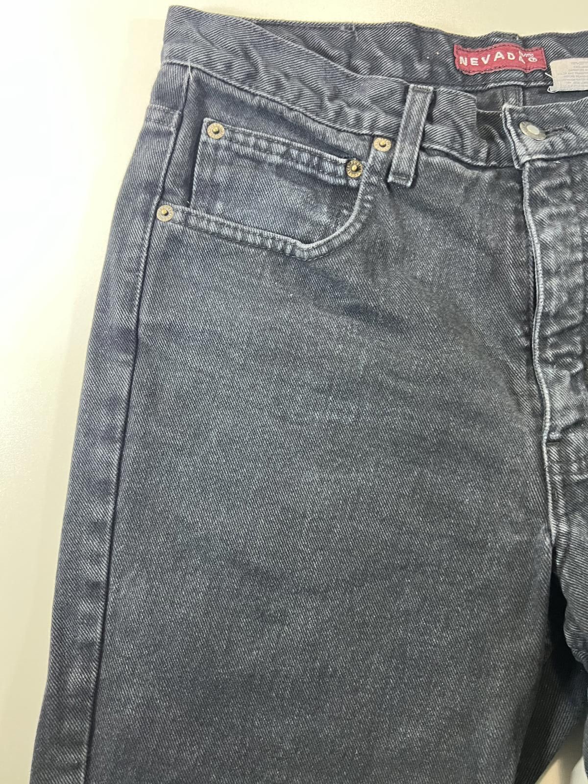 Other Vintage Nevada Black Denim Shorts 34 Size US 34 / EU 50 - 3 Thumbnail