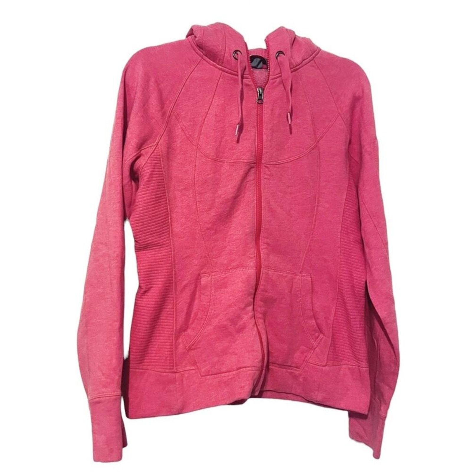 Athleta Athleta Coral Pink Track Zip Up Hoodie Size M / US 6-8 / IT 42-44 - 1 Thumbnail