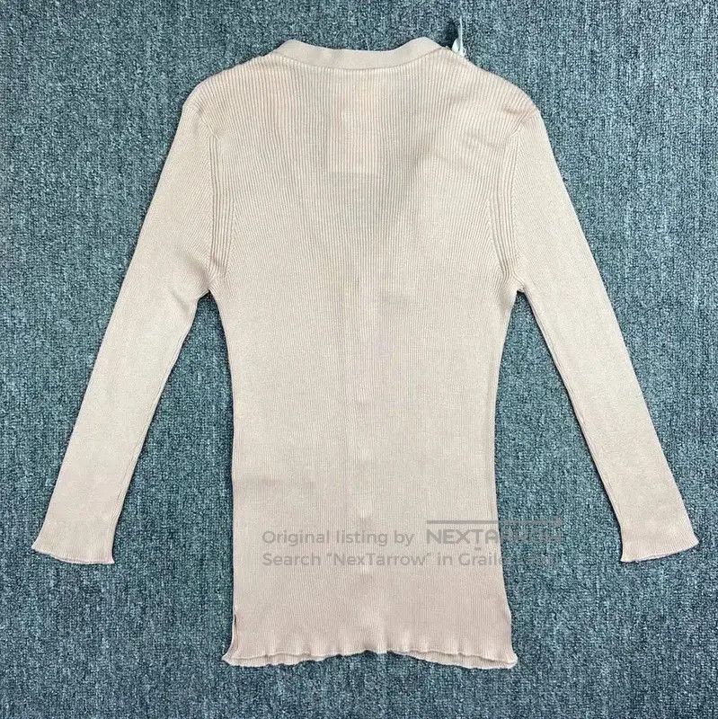 Fendi Pink Silk Knit Sweater .