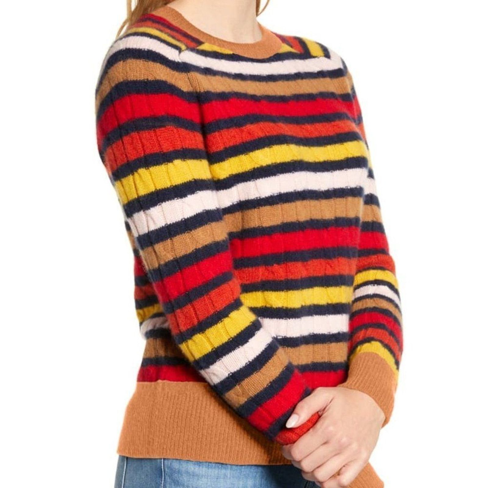 1901 100% Cashmere Cable Sweater from 1901 Size M / US 6-8 / IT 42-44 - 11 Thumbnail