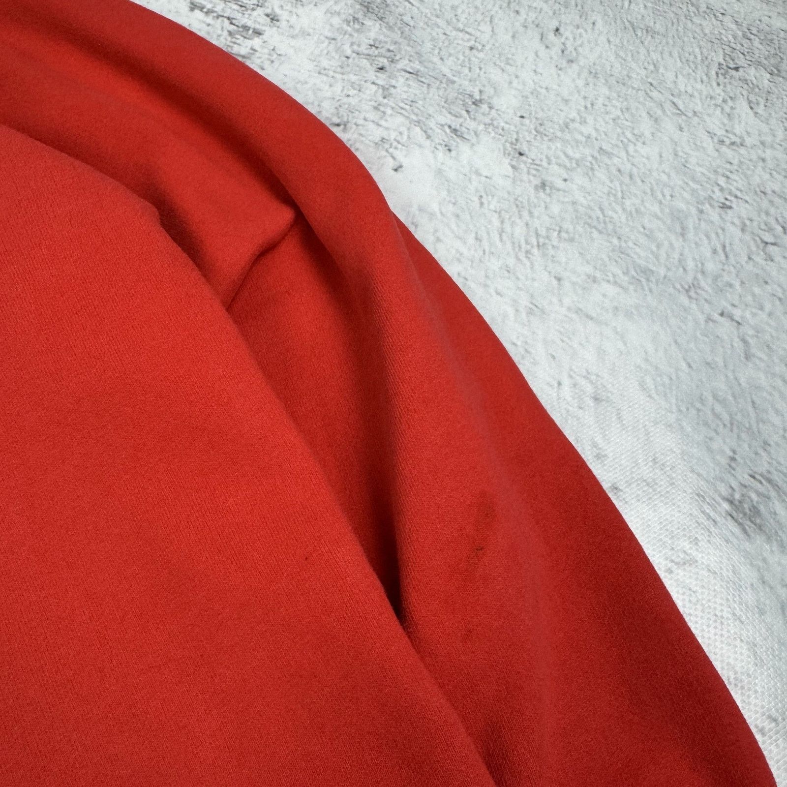 Nike Nike Red Cotton Fleece Lined Spellout Sweatshirt L (12-14) Size L / US 10 / IT 46 - 10 Thumbnail