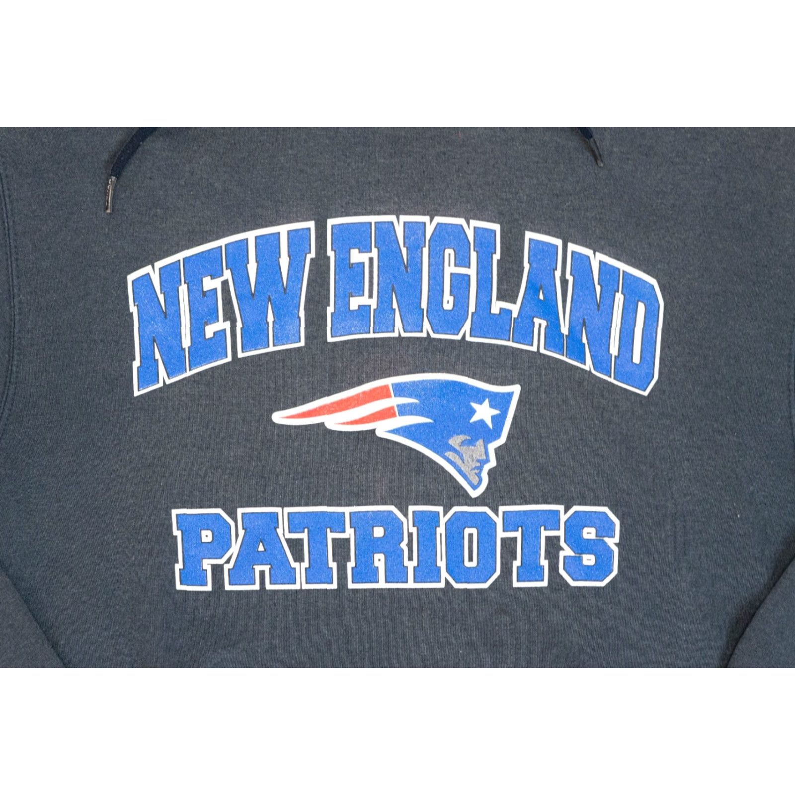 NFL New England Patriots Hoodie Mens Size M Blue Navy Distressed NFL Kenpo Pullover Hoodie, Logo, Pockets, All Seasons, Football, Sportswear Size US M / EU 48-50 / 2 - 4 Thumbnail