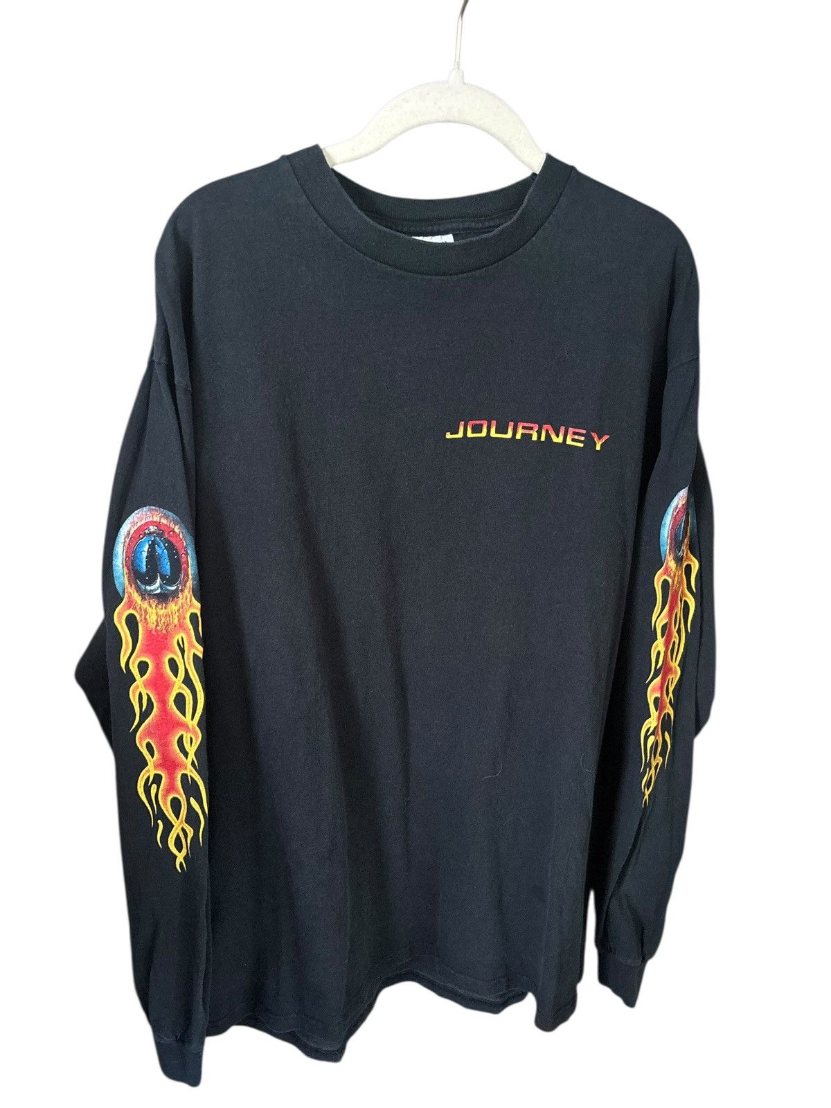 Anvil Vintage 90's Journey Band Long Sleeve Tee Size US XL / EU 56 / 4 - 1 Thumbnail