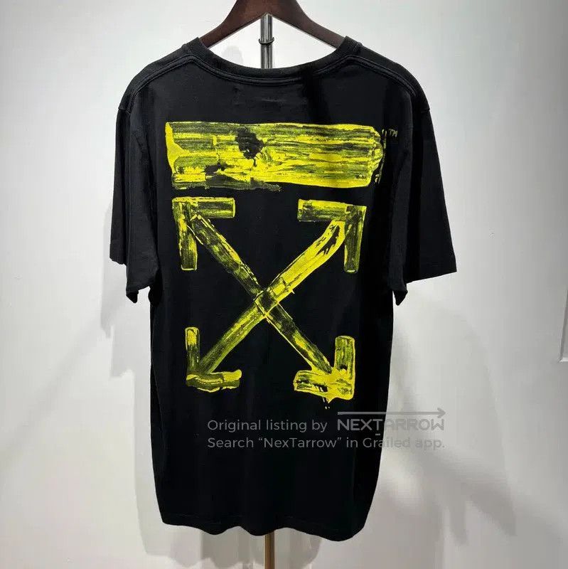 Off-White Off-White Black Cotton Blend T-Shirt for Men . Size US XL / EU 56 / 4 - 2 Thumbnail